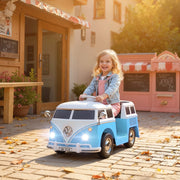 Children's Electric Car with 12V Dual Motor and MP3, Blue