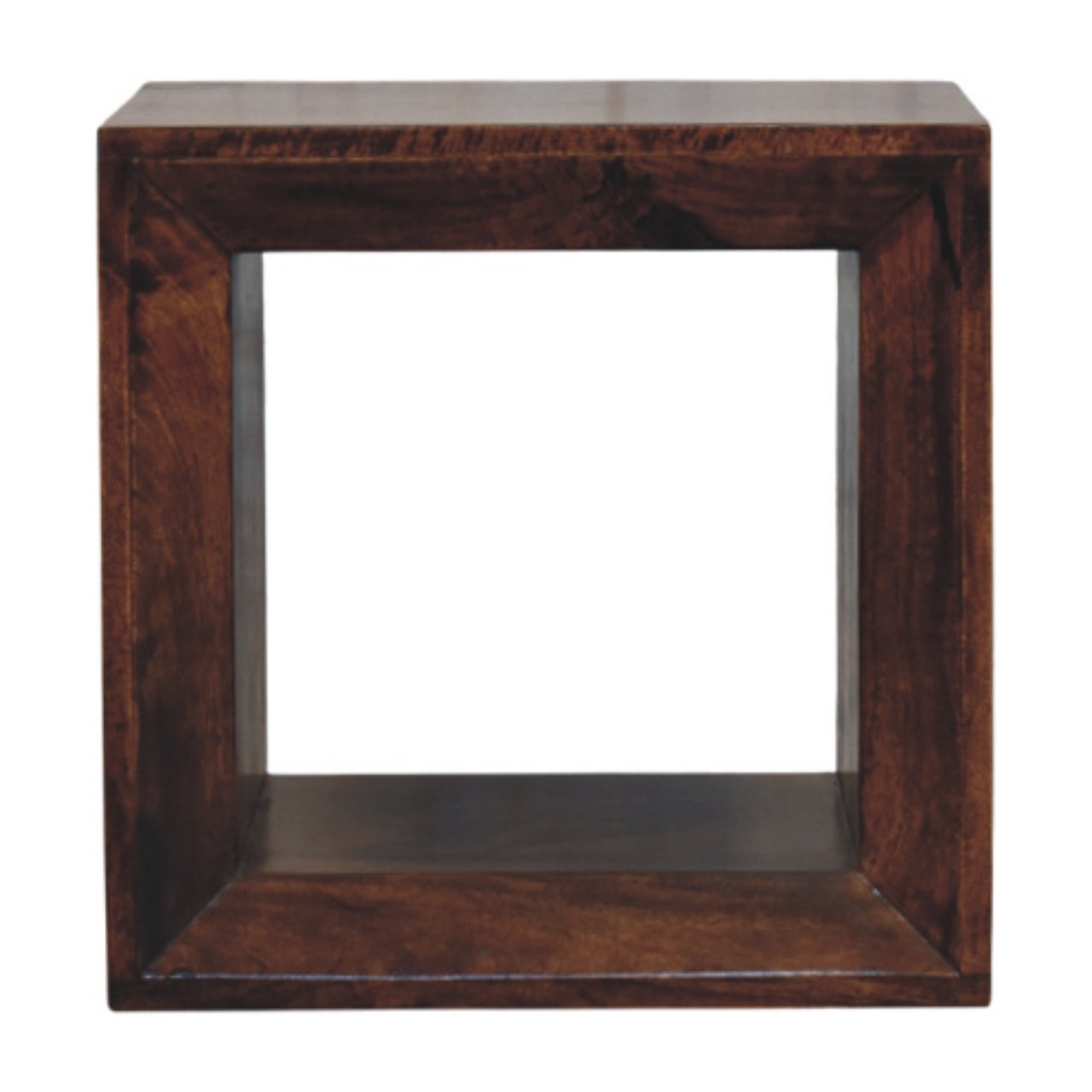 Solis Open Side Table California Walnut