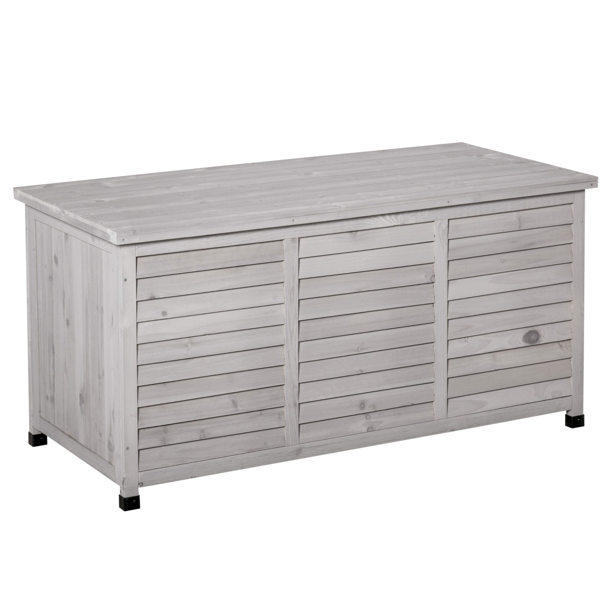 Garden Cabinet Tool Shed Water-Resistant Durable Large Space Gray