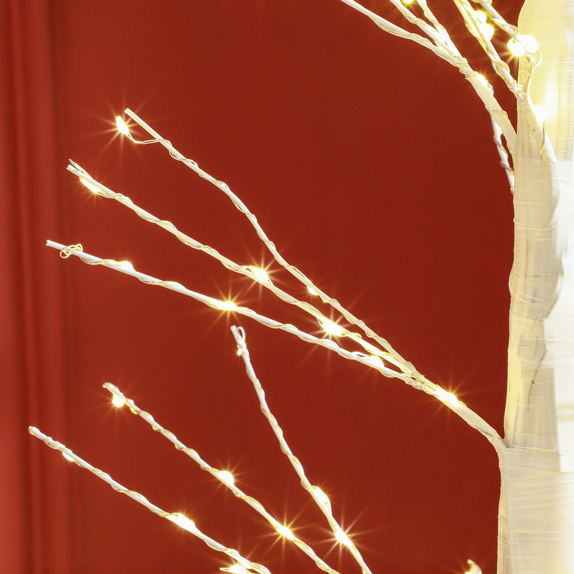 Artificial Light Tree, 180cm, 810 LEDs, Indoor Outdoor, White