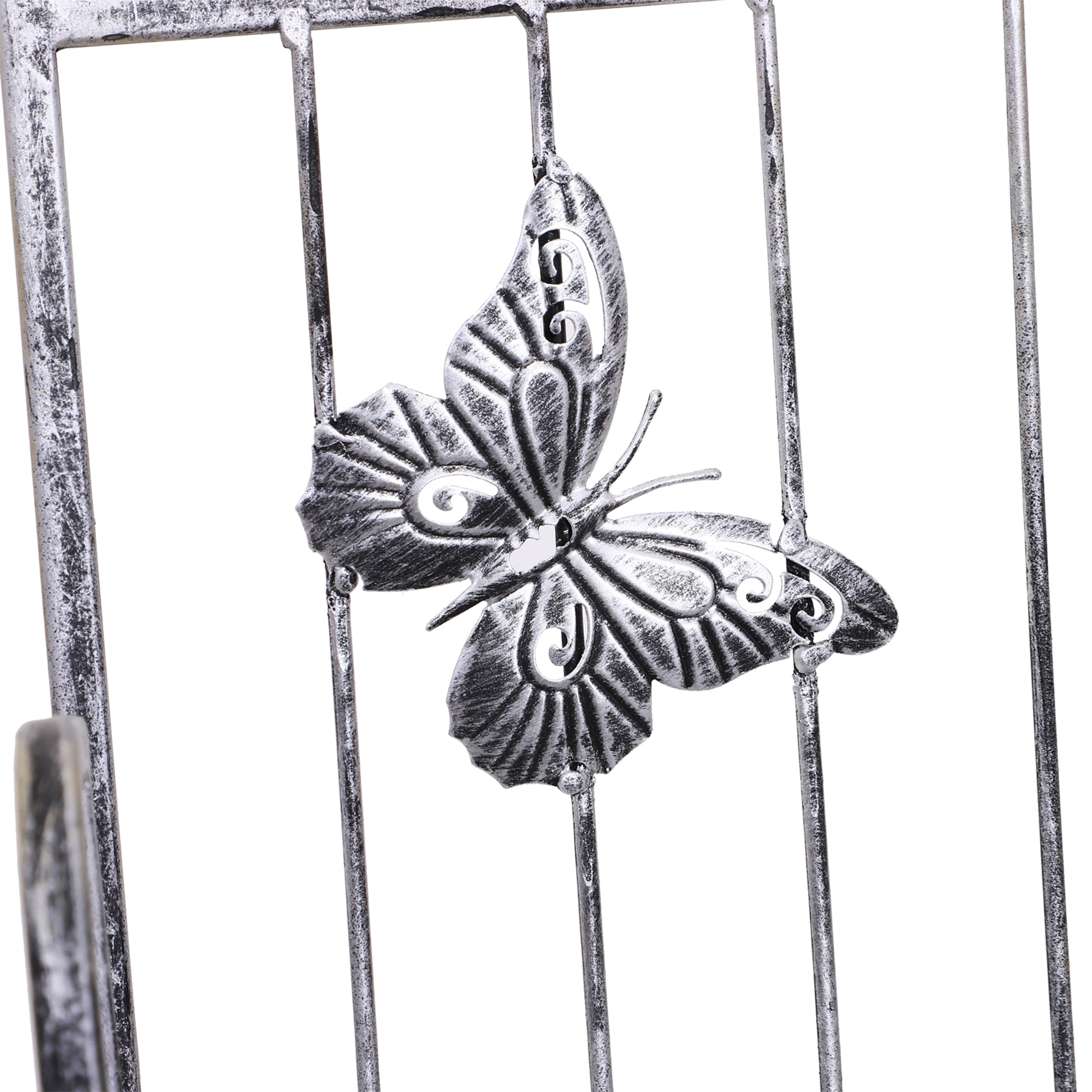 3 Tier Plant Stand Flower Display Rack Indoor Outdoor Metal, Silver