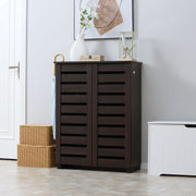 Shoe Storage Cabinet, 15 Pair Capacity, Wood-Effect