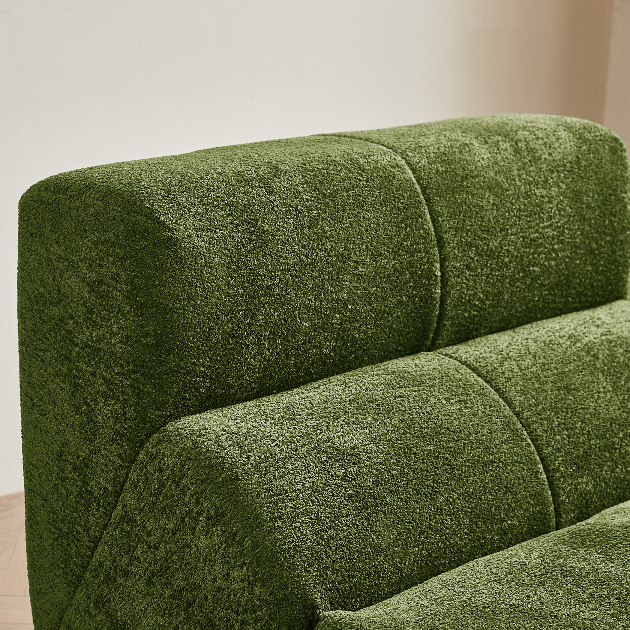 Single Sofa Chair Cloud-Soft Raindrop - Velvet
