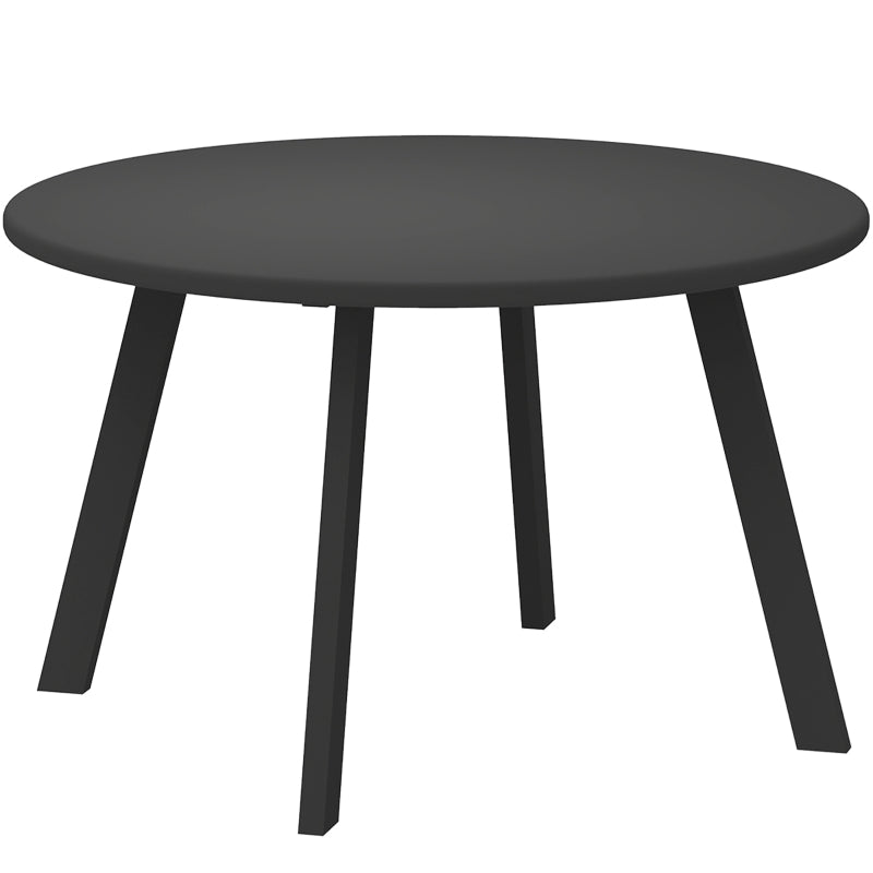 Side Table Round Weatherproof Ø70x42cm - Black