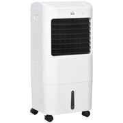 3-in-1 Portable Air Conditioner Humidifier Water Cooling 15L White