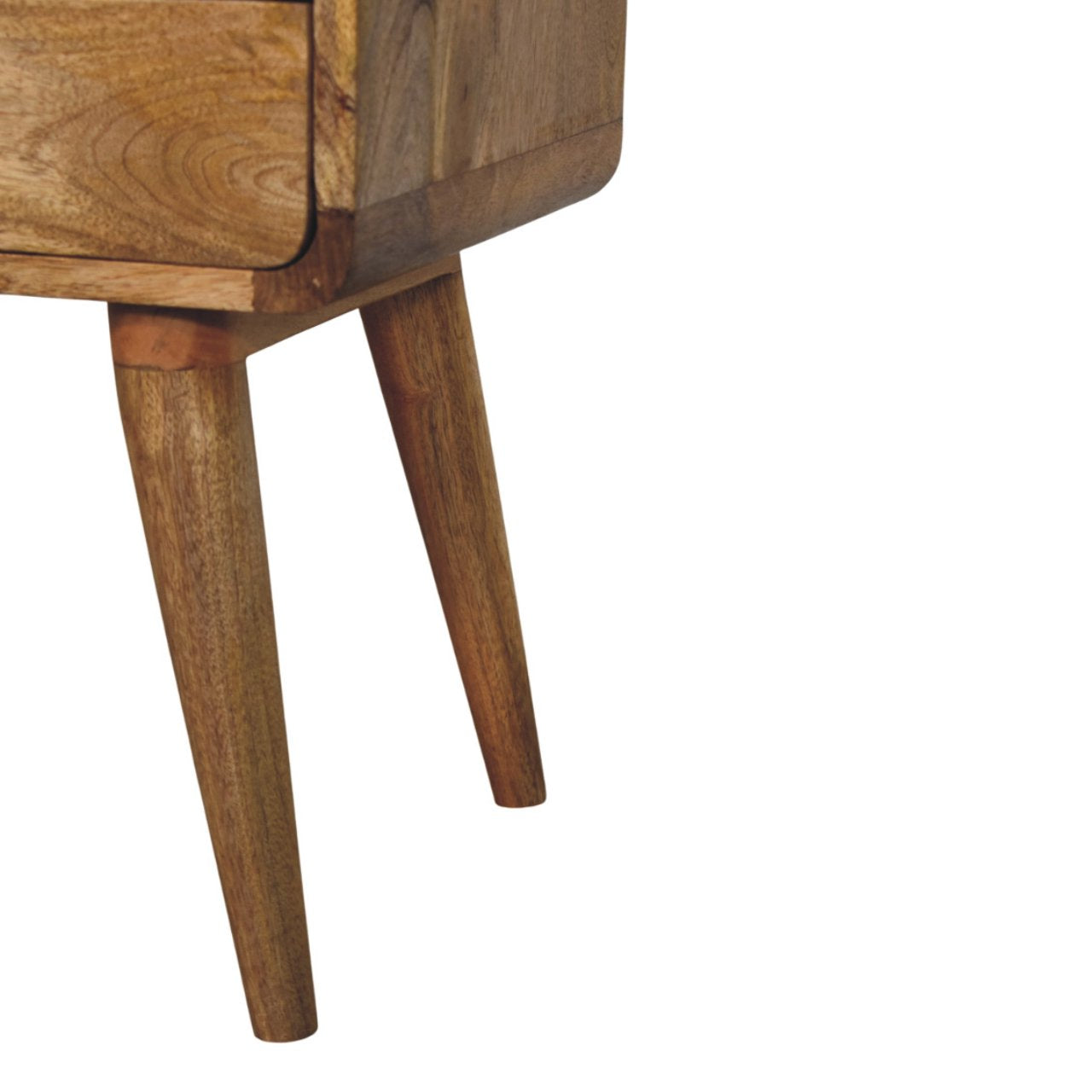 Newton Nightstand, Solid Wood, Oak-ish Finish
