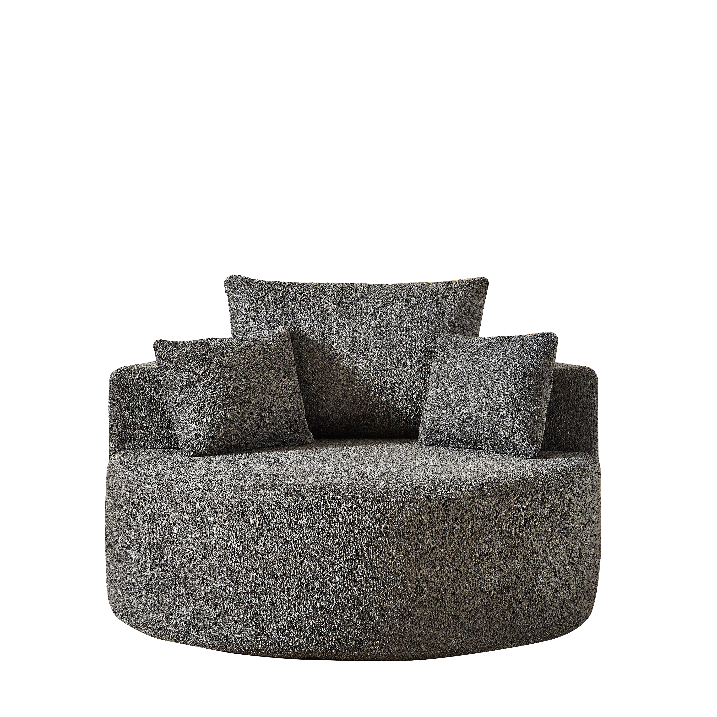 Sleeper Chair Fluffy Modern No Assembly - Chenille Foam