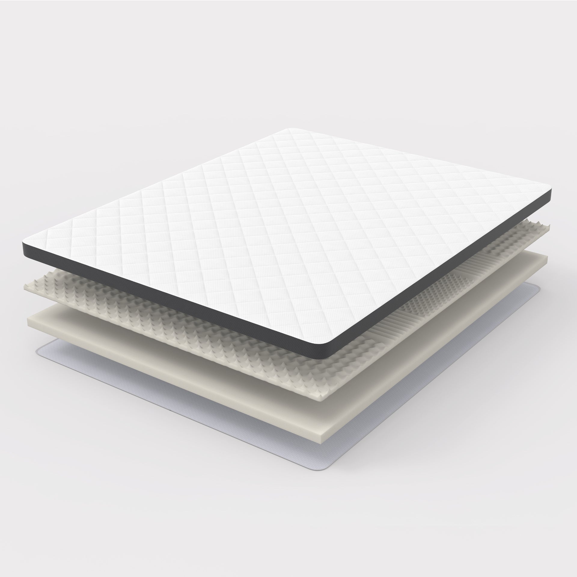 Comfortable Mattress H3, 180x200cm Medium Strength Oeko TEX Certified Foam