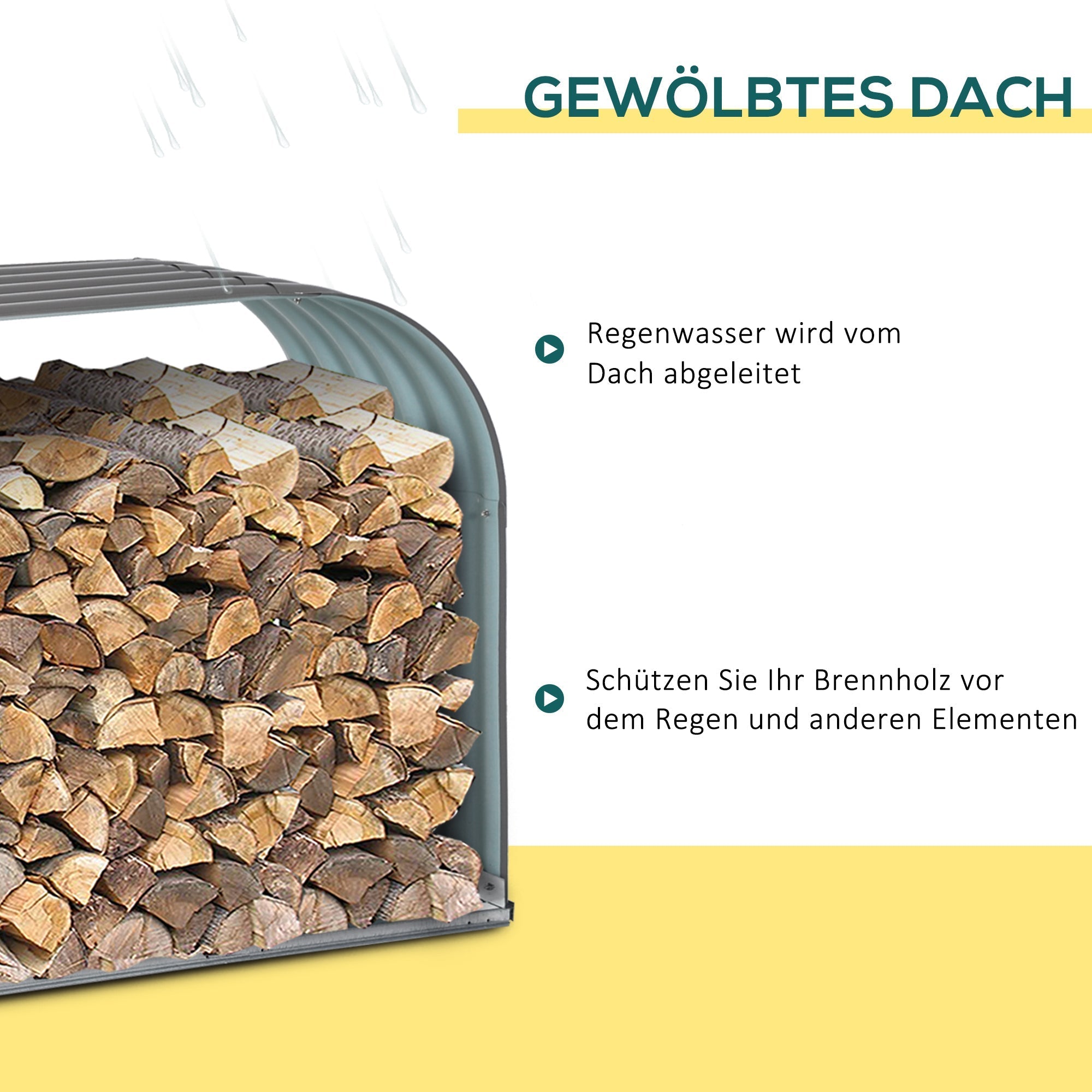 Firewood Rack 0.85 m³ Steel Grey