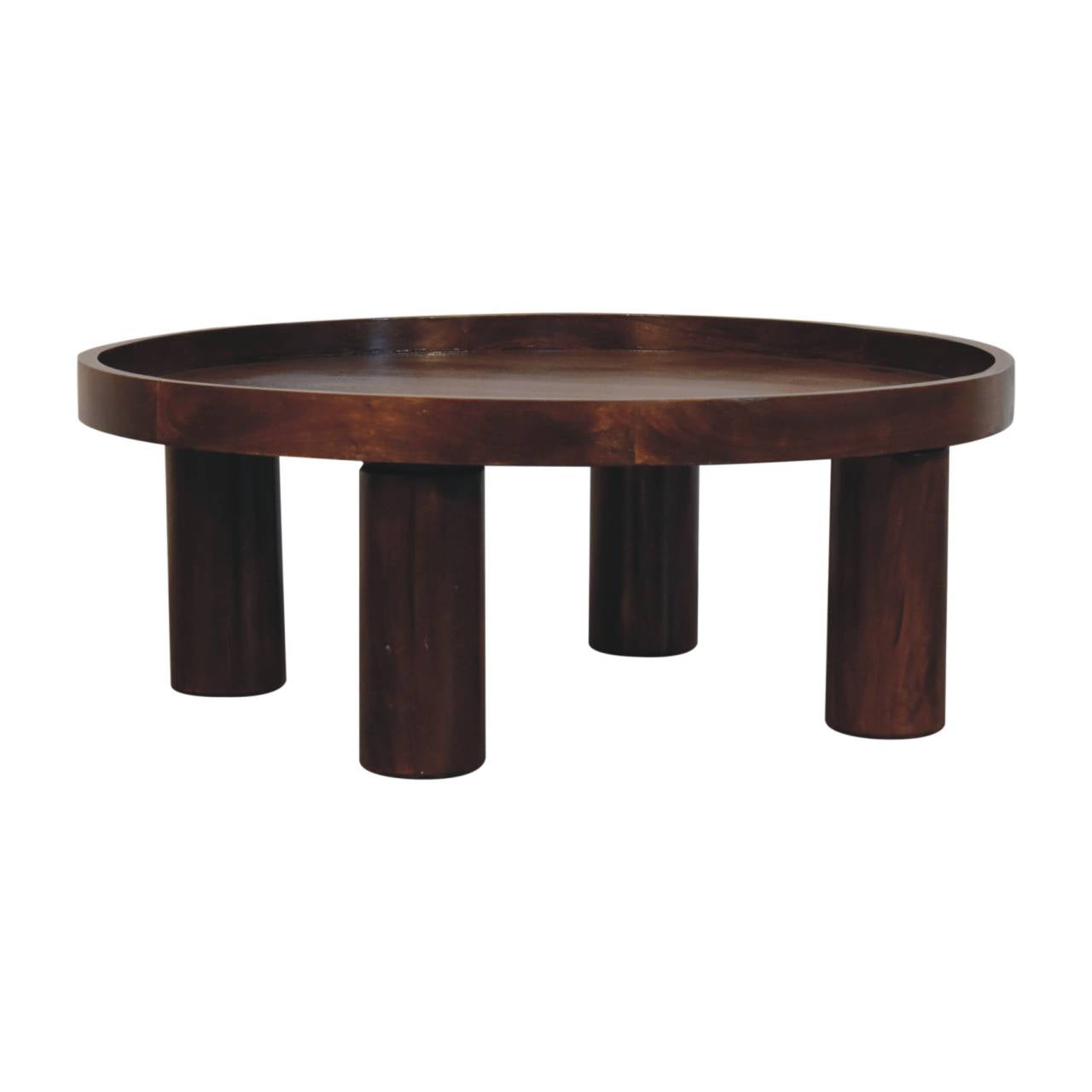 Crescent Coffee Table Solid Mango Wood