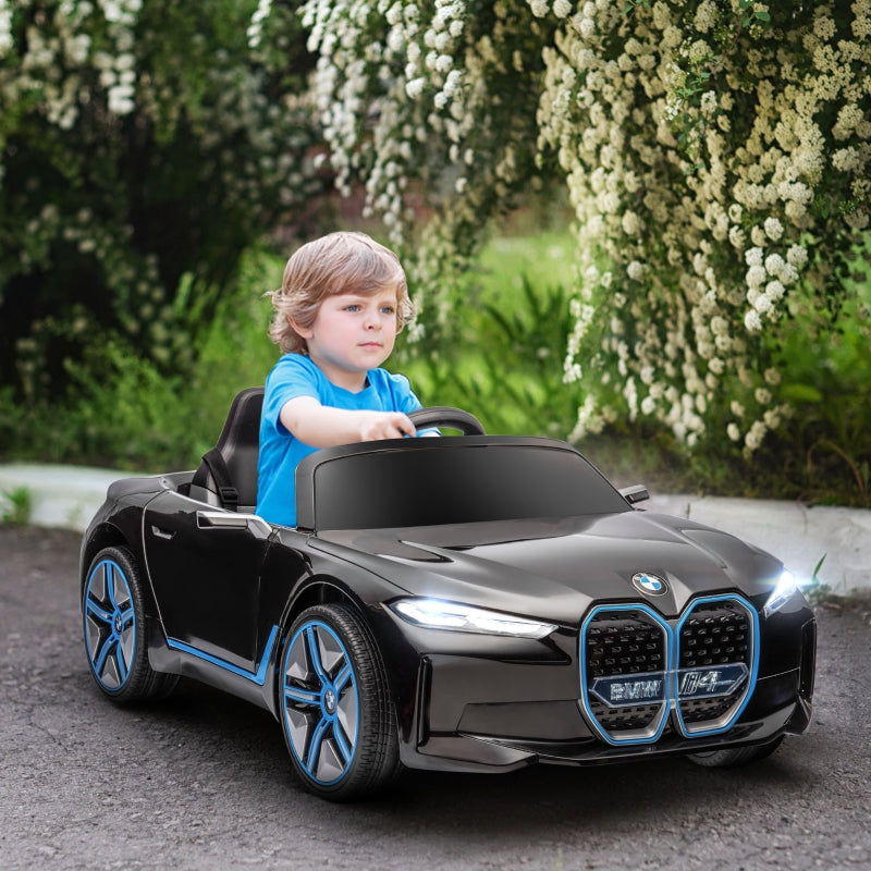 Children's Ride-on Car with Remote Control and Multimedia Player, Black