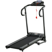 Electric Folding Treadmill, 500W LCD Display, Black