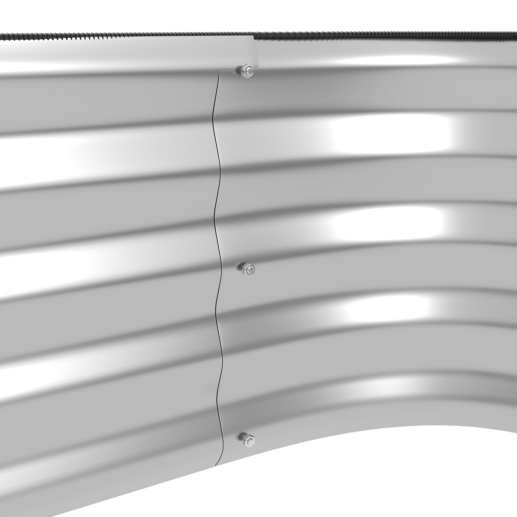 Flower Shelf Plant Shelf Garden Balcony 118x45x30cm Metal Silver