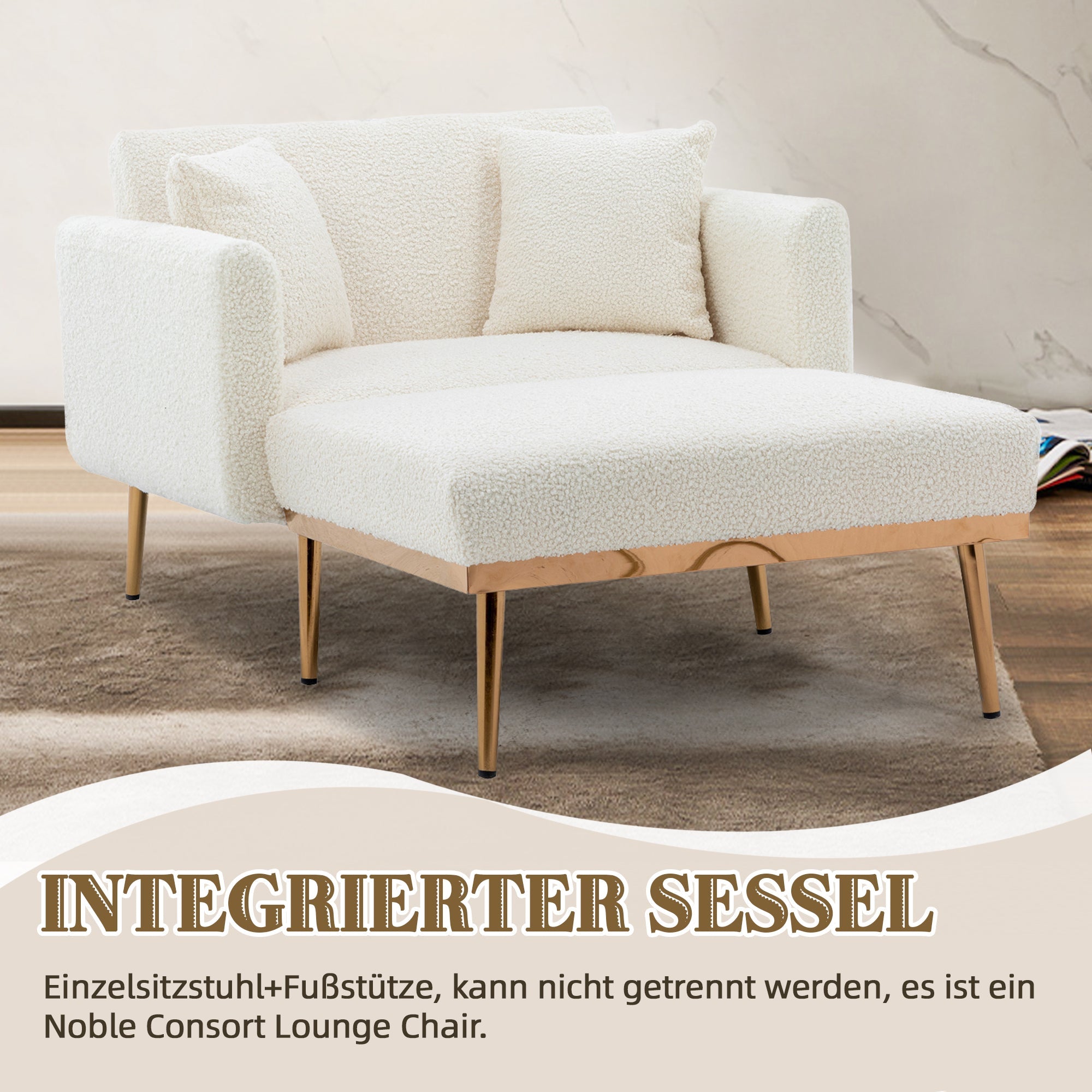 Armchair, Modern Adjustable Recliner Folding Sofa