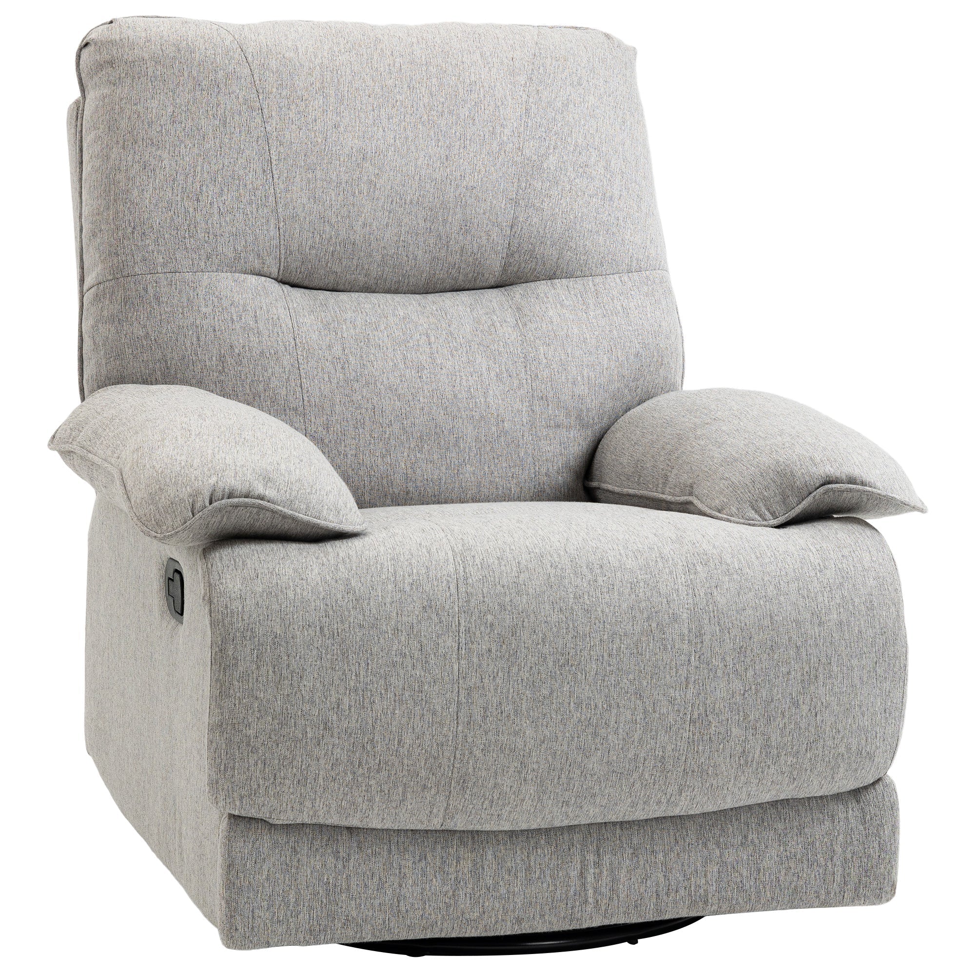 Reclining TV Armchair, Swivel Function Spring Core System Footrest