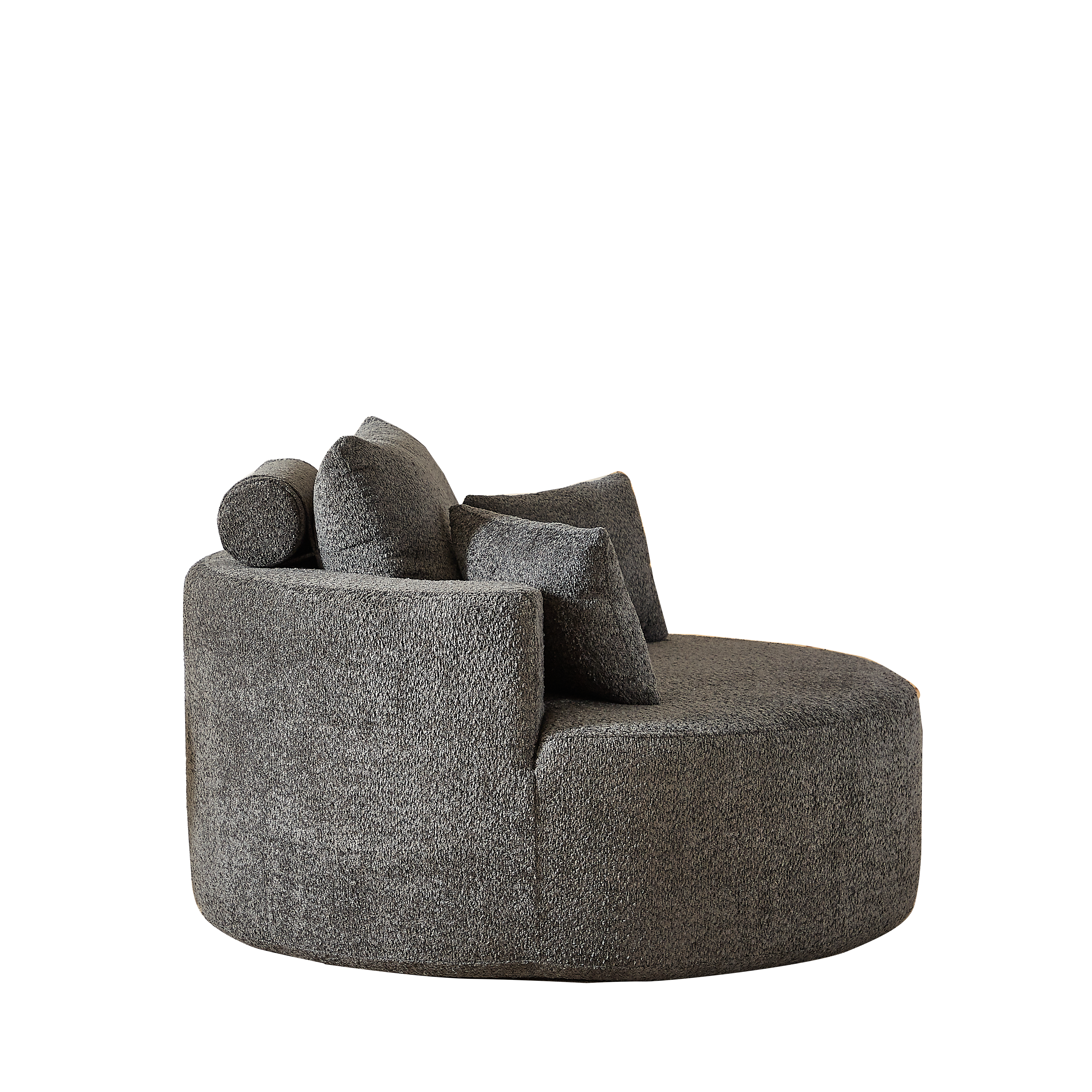 Sleeper Chair Fluffy Modern No Assembly - Chenille Foam
