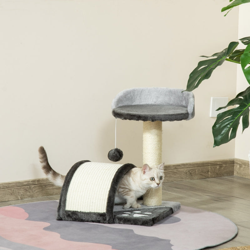 Katzenbaum, Spielbälle Sisalseil Kratzbäume, Grau