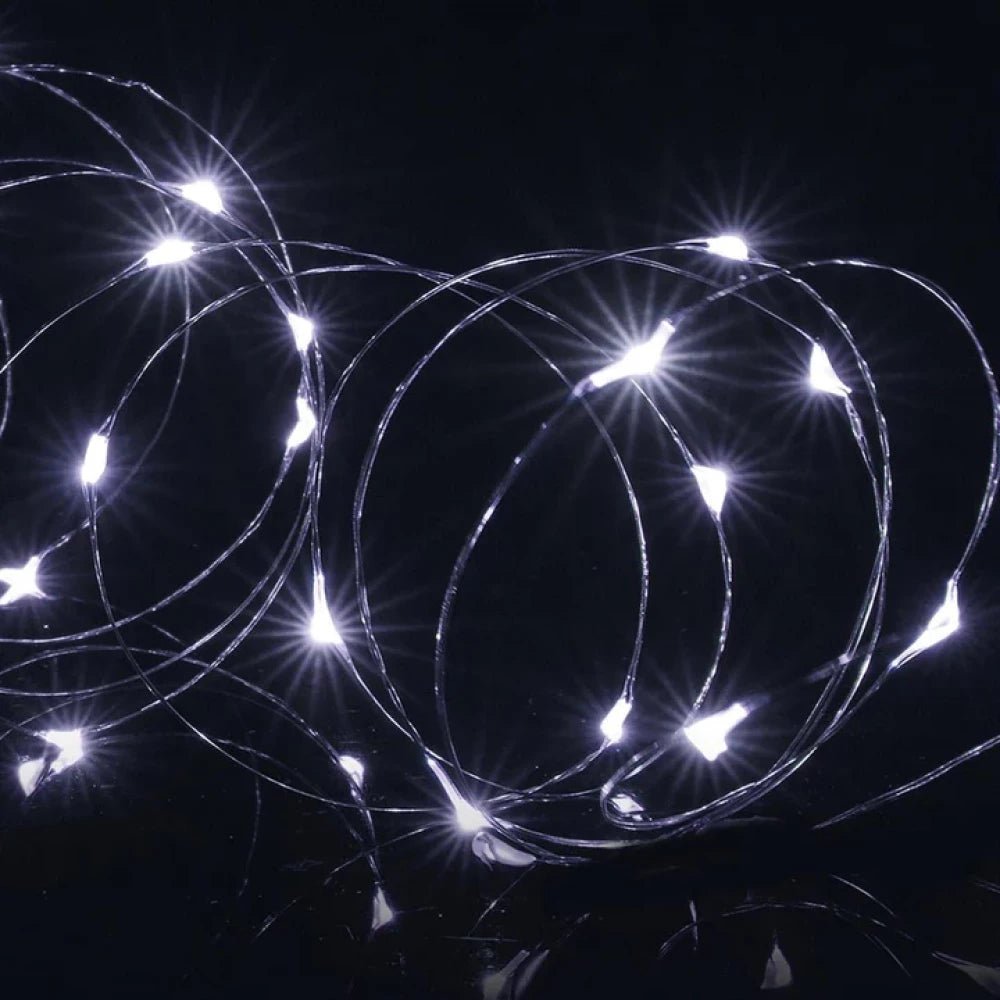 100 LED Battery Operated MicroBrights - Cool White - Rathwood Store