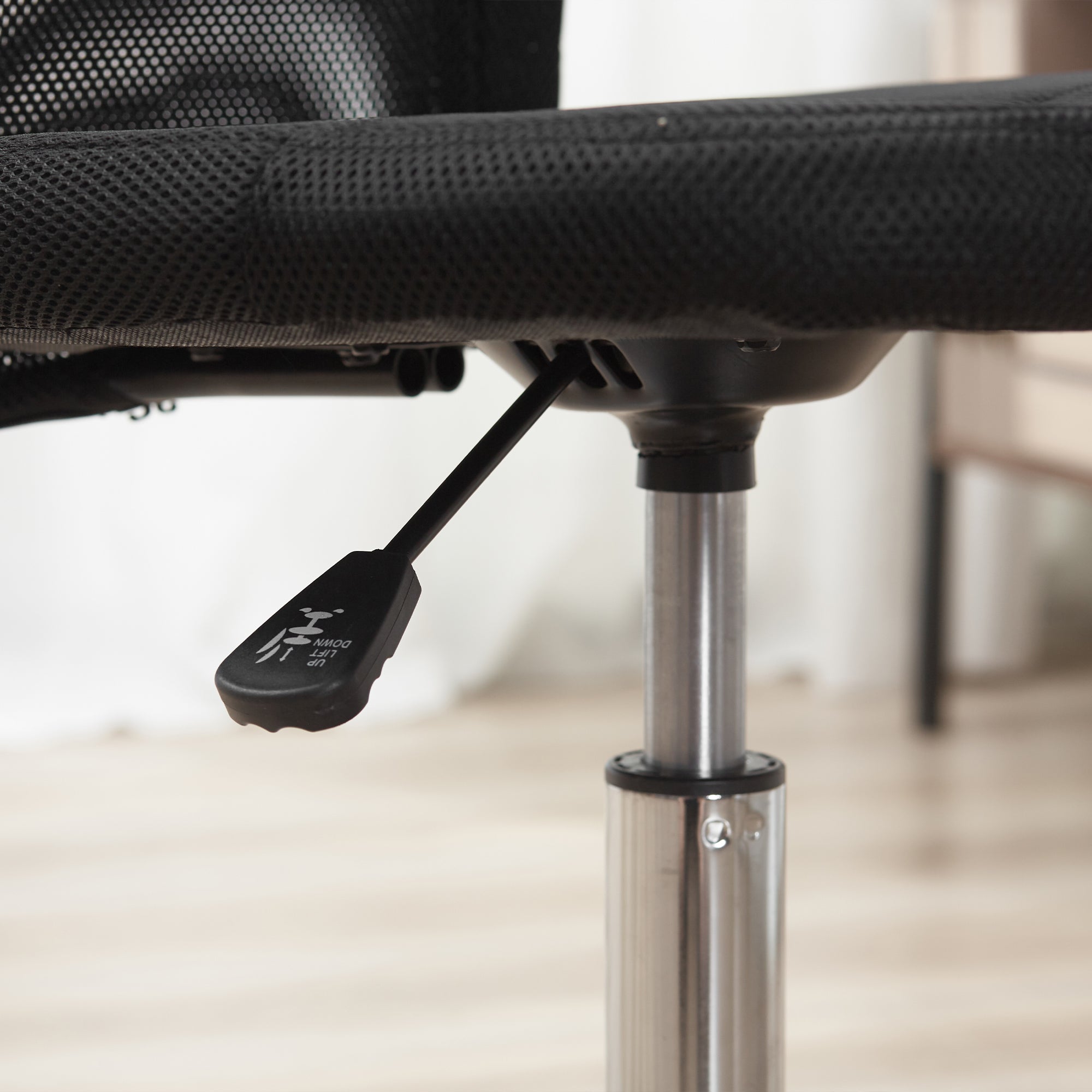 Vinsetto Office Chair, Ergonomic & Height-Adjustable, Black