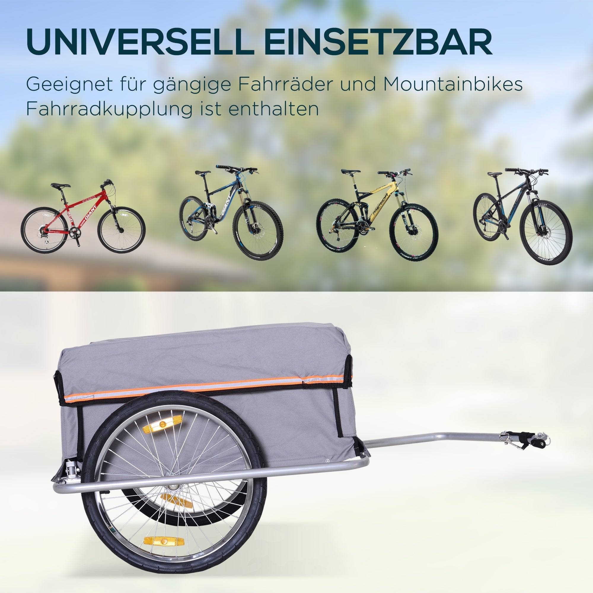 Cargo Trailer Transport Trailer for Bicycles