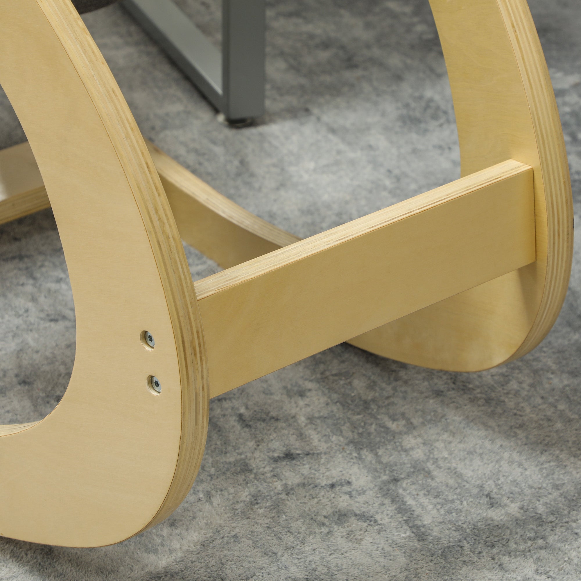 Ergonomischer Kniestuhl, Schaukel-Kniestuhl Posture Grau