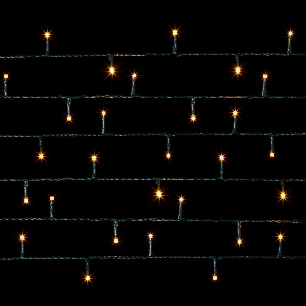 120 Multi Action LED Supabrights Christmas Lights with Timer - Warm White - Rathwood Store
