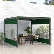 Ersatz-Pergolaplanen 3 x 2m 2er-Set Grün
