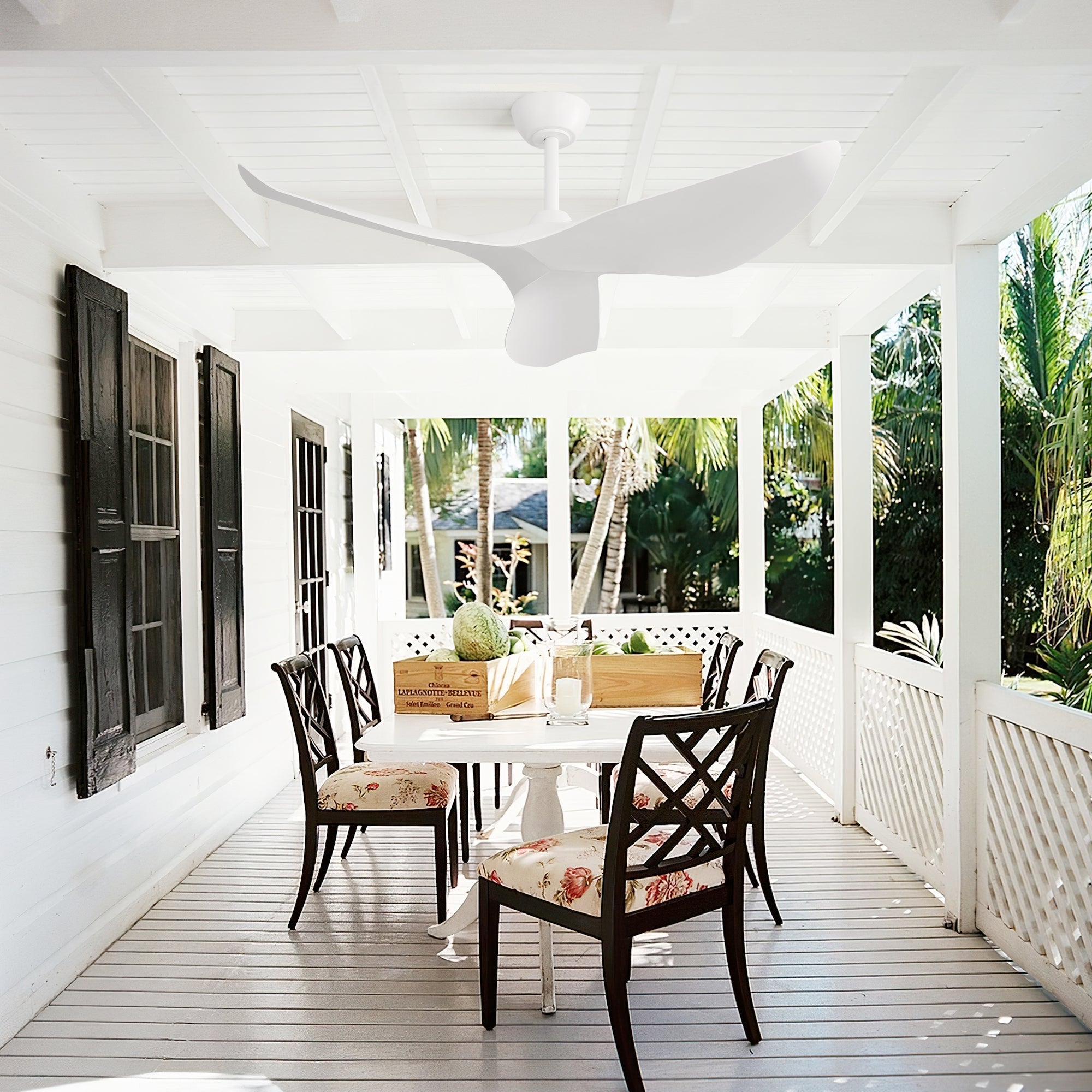 Ceiling Fan 38-inch DC Motor Remote Control Indoor/Outdoor ABS