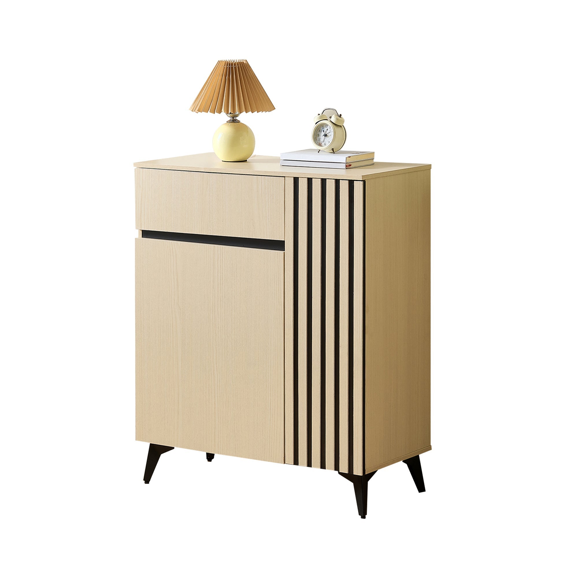 Sideboard Shoe Cabinet 2 Doors 1 Drawer Adjustable Shelves