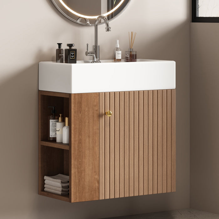 Bathroom Furniture Washbasin, 55cm Vanity Unit, Hanging, White