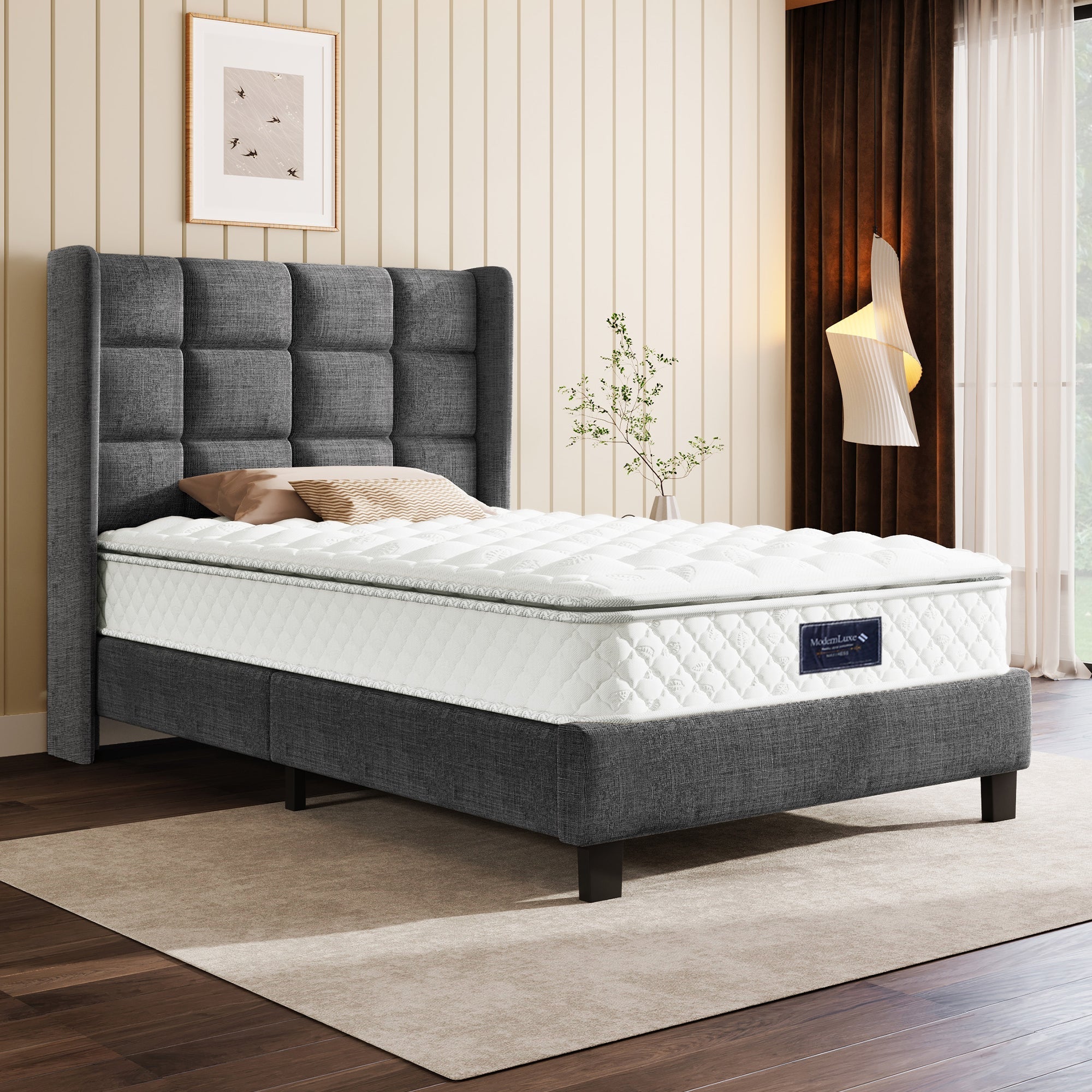 7-Zone Pocket Spring & Cold Foam Mattress, Quilted Microfibre – 90×200cm, Firm H3