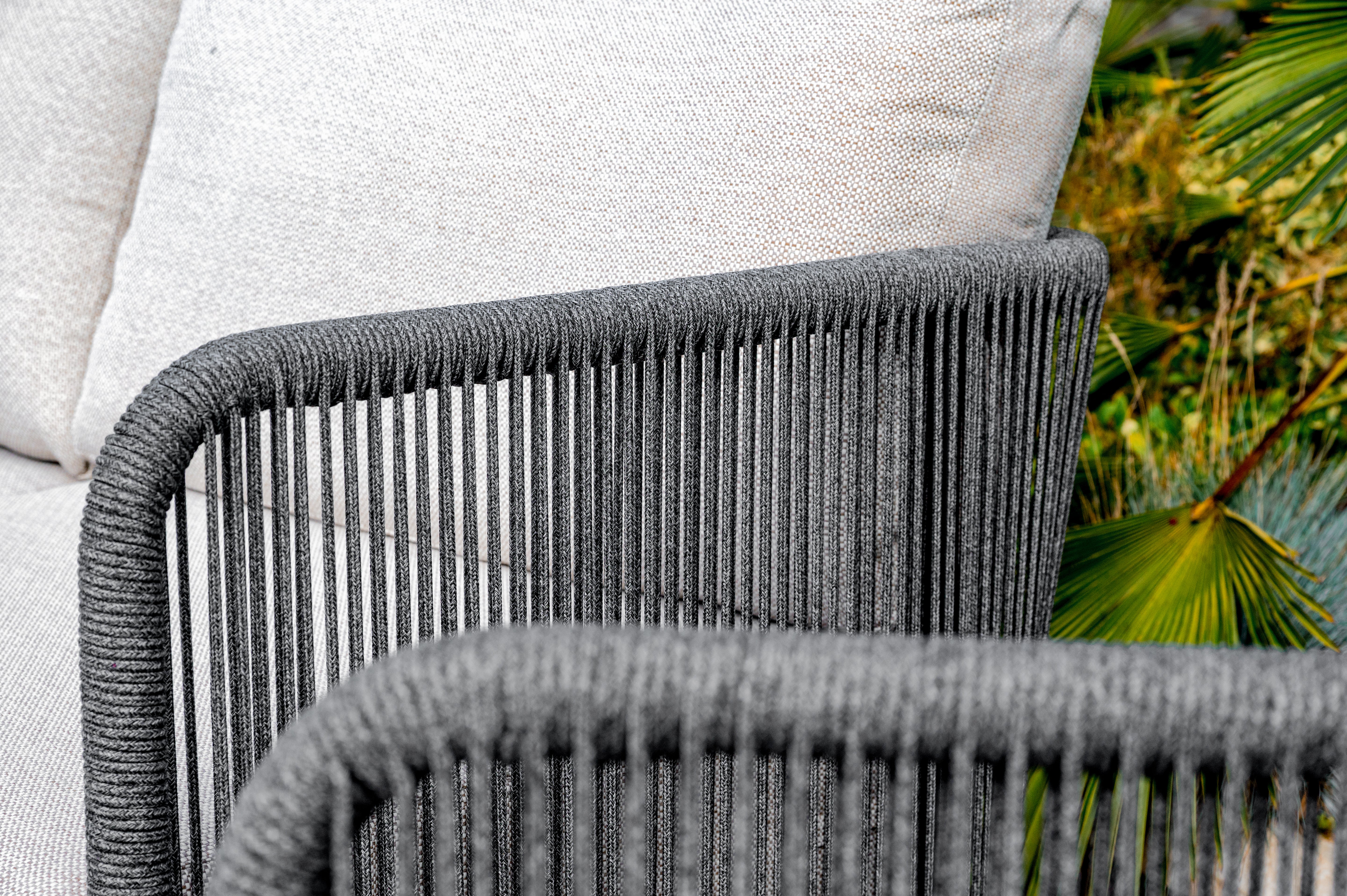Buxton - Rope Weave Sofa Set with Piller Coffee Table