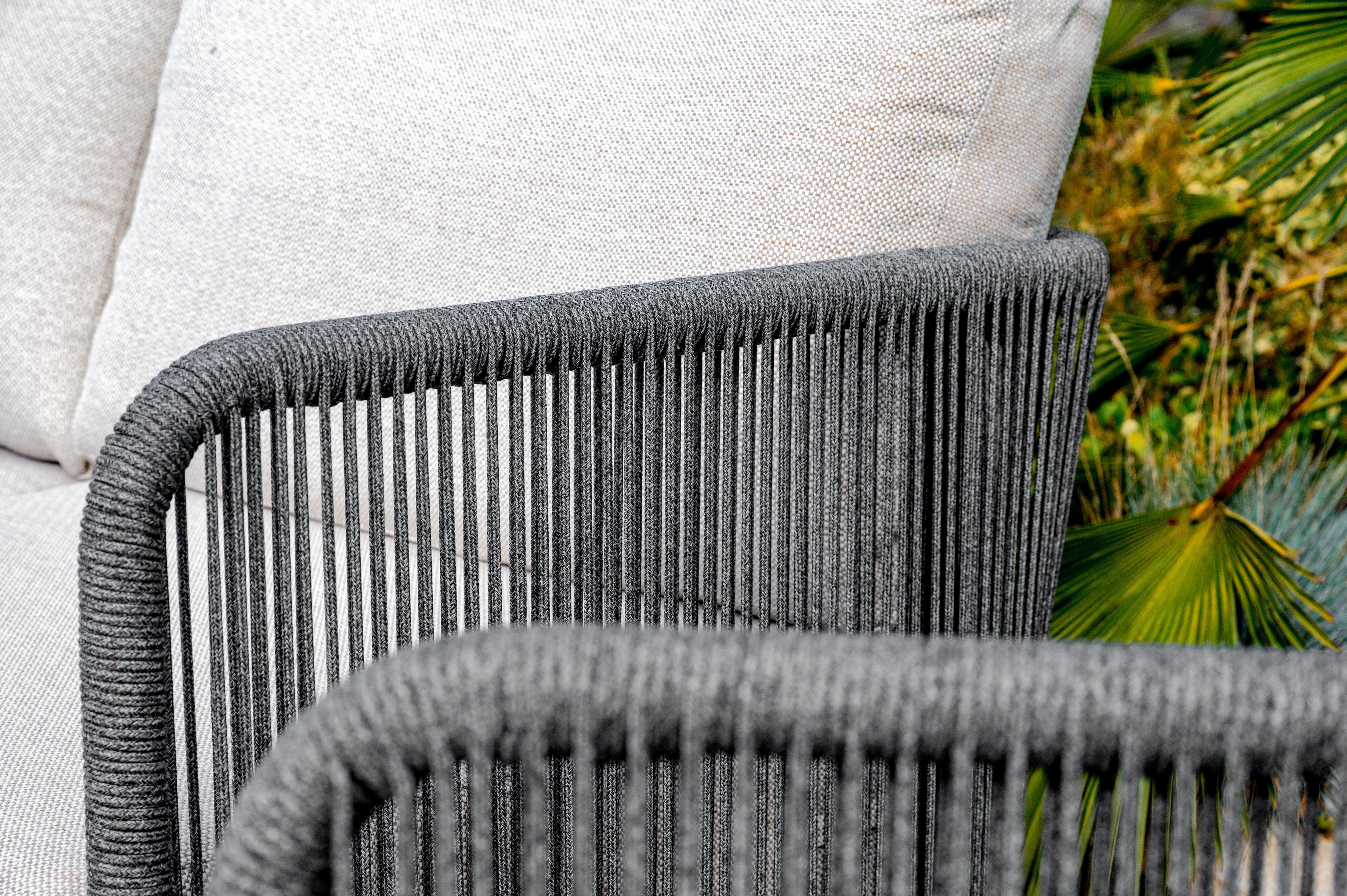 Buxton - Rope Weave Sofa Set with Piller Coffee Table