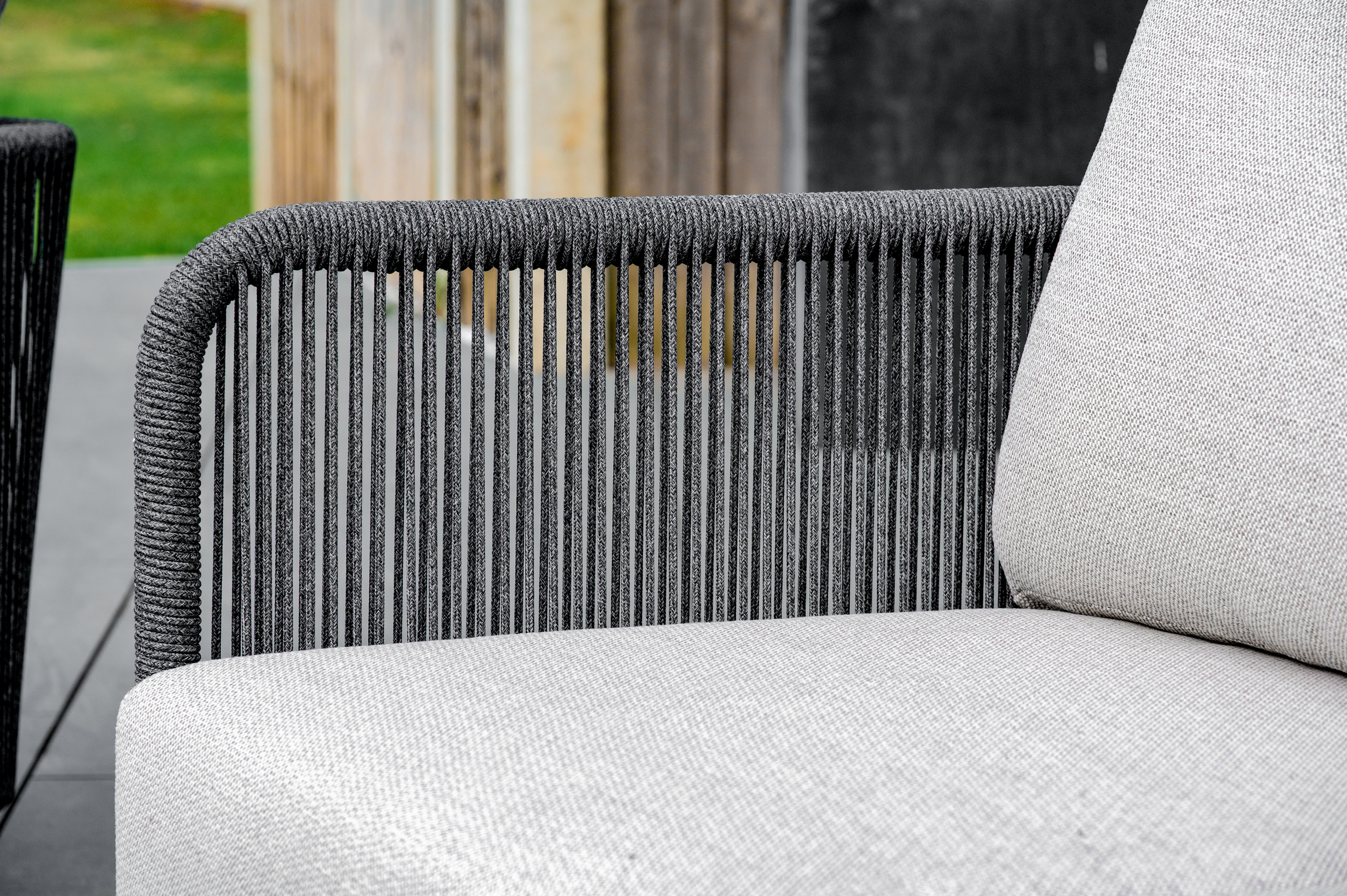 Buxton - Rope Weave Sofa Set with Piller Coffee Table
