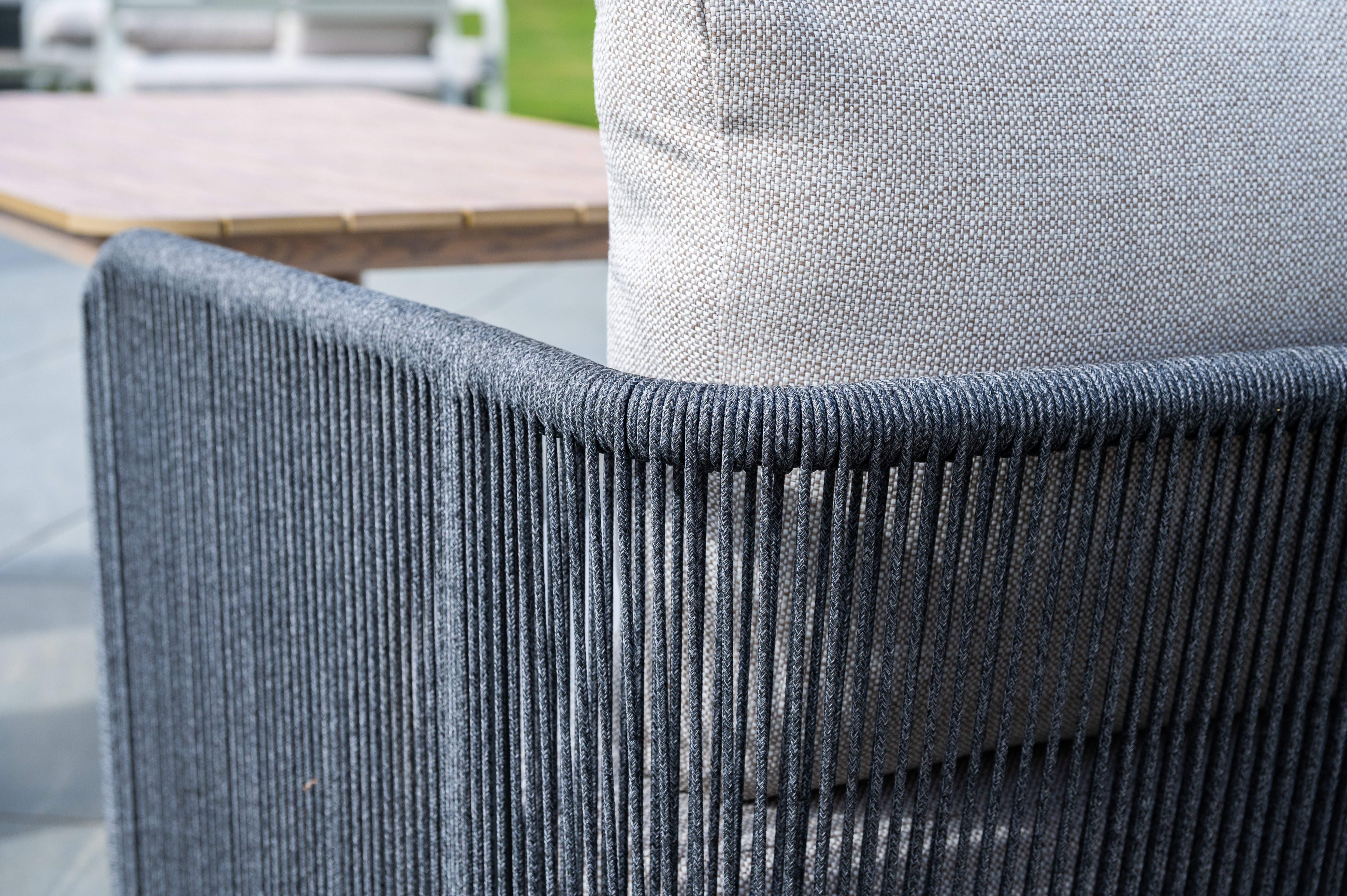 Buxton - Rope Weave Corner Sofa Set