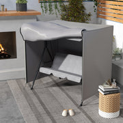 Garden Swing Cover, Waterproof Sun Protection, Oxford Fabric Grey