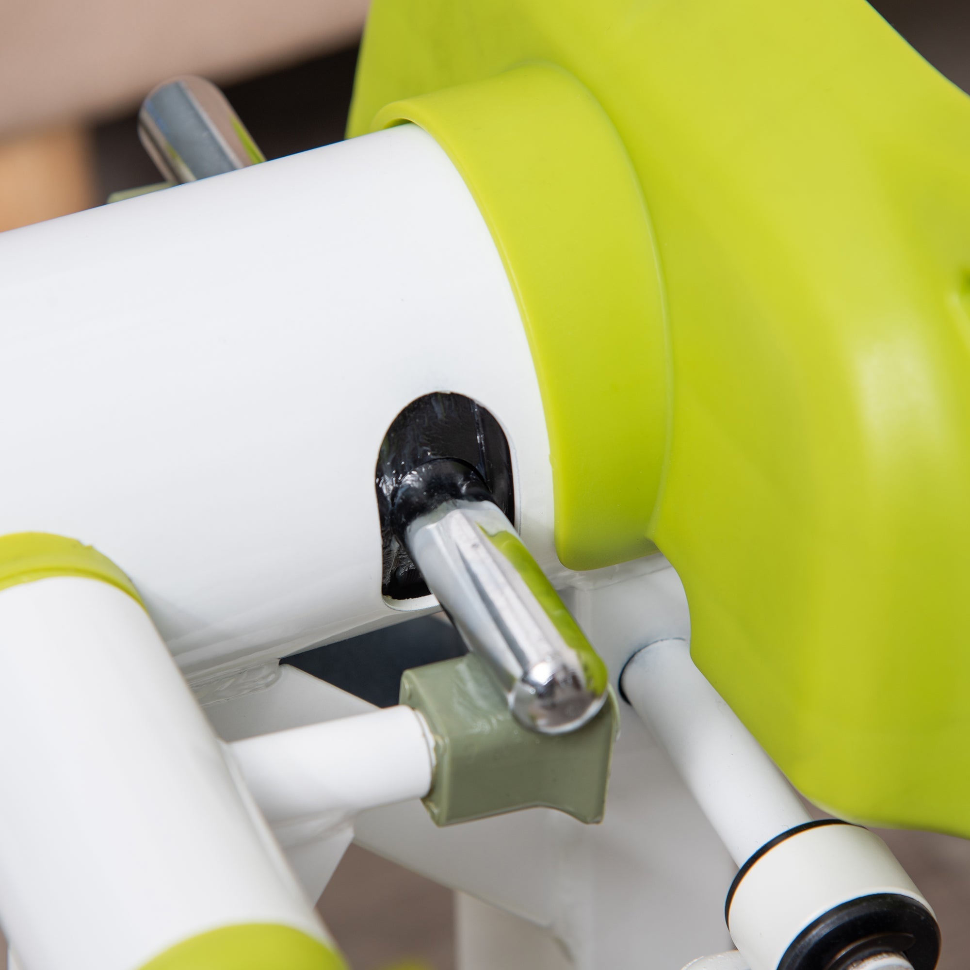Mini-Stepper, rutschfester Auf- und Ab-Stepper mit LCD-Display, Stahl, Gelb