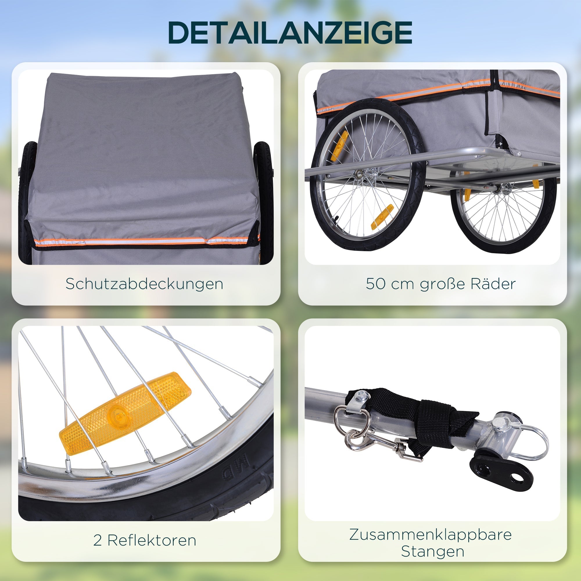 Cargo Trailer Transport Trailer for Bicycles