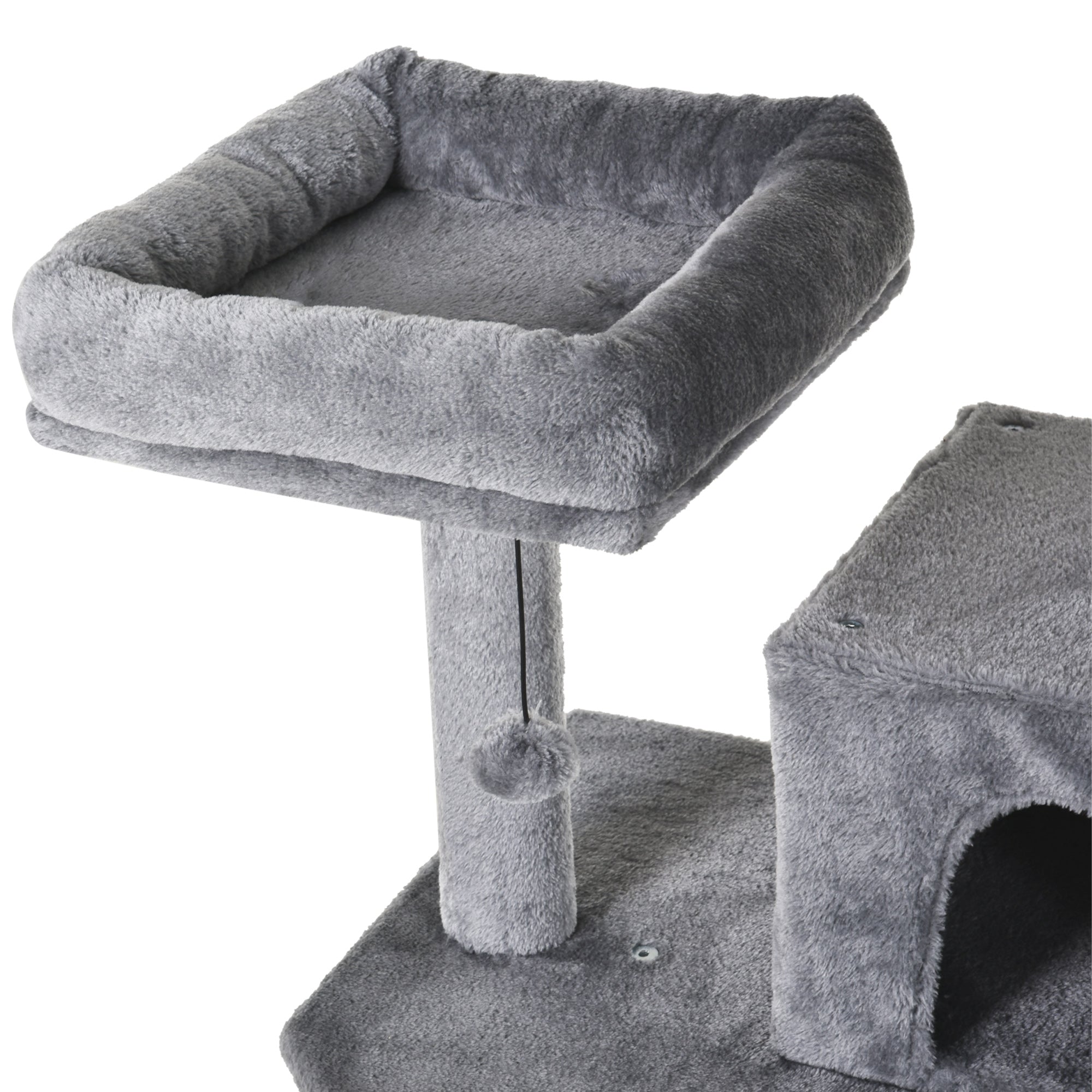 Cat Tree Climbing Post, Cat Cave Sisal, 60x50x145cm