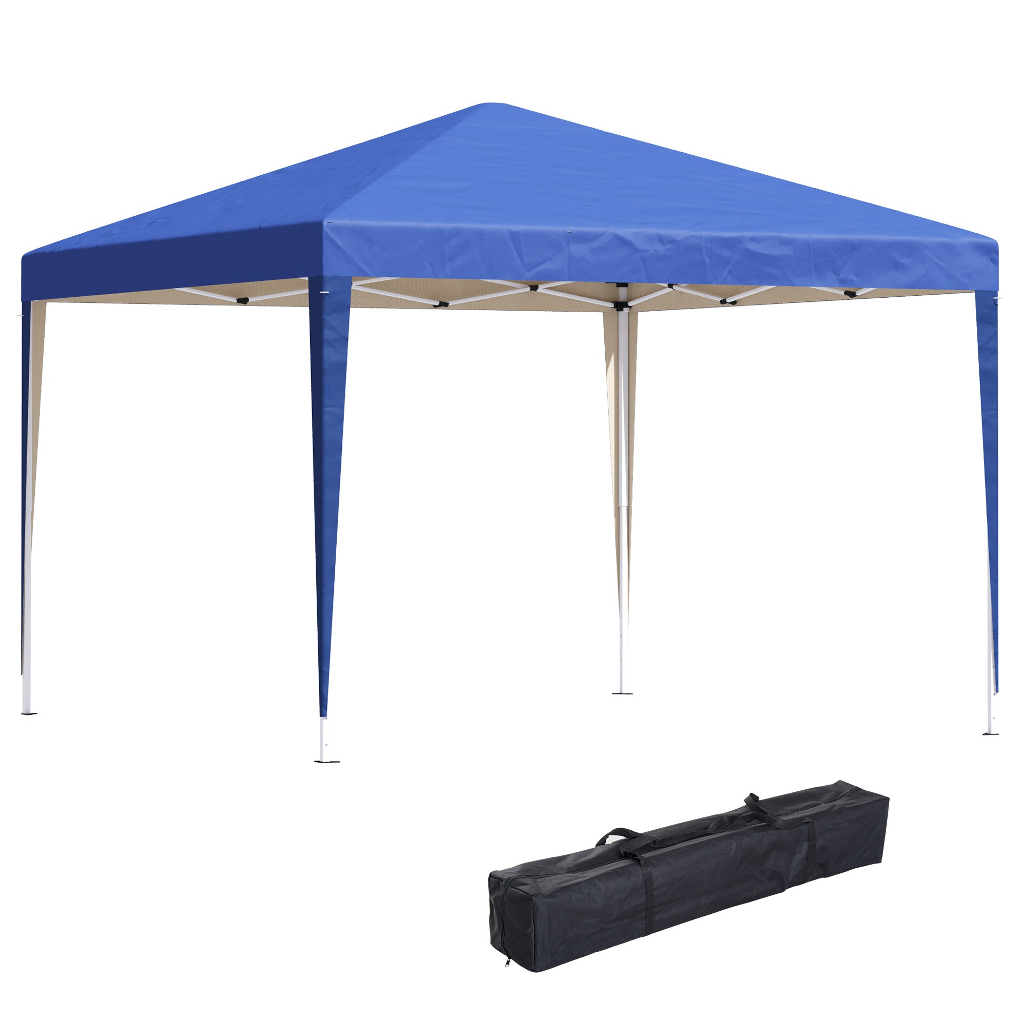 Pavilion Pop-Up Folding 3x3m Water-Repellent UV Protection, Blue