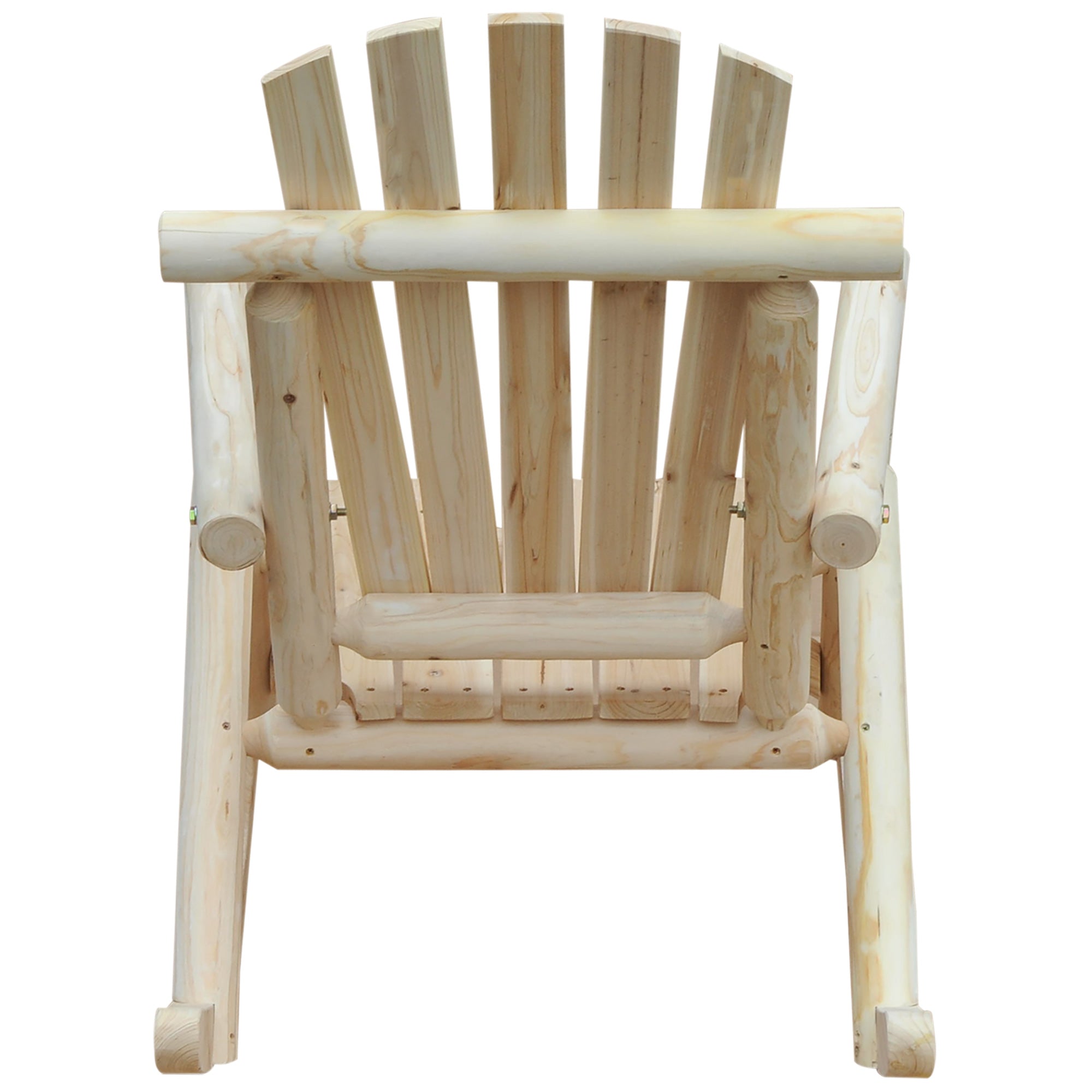 rocking chair swing garden chair natural fir wood