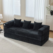 Modular Block Sofa, Super Soft Freely Combinable Storage Pockets, Chenille