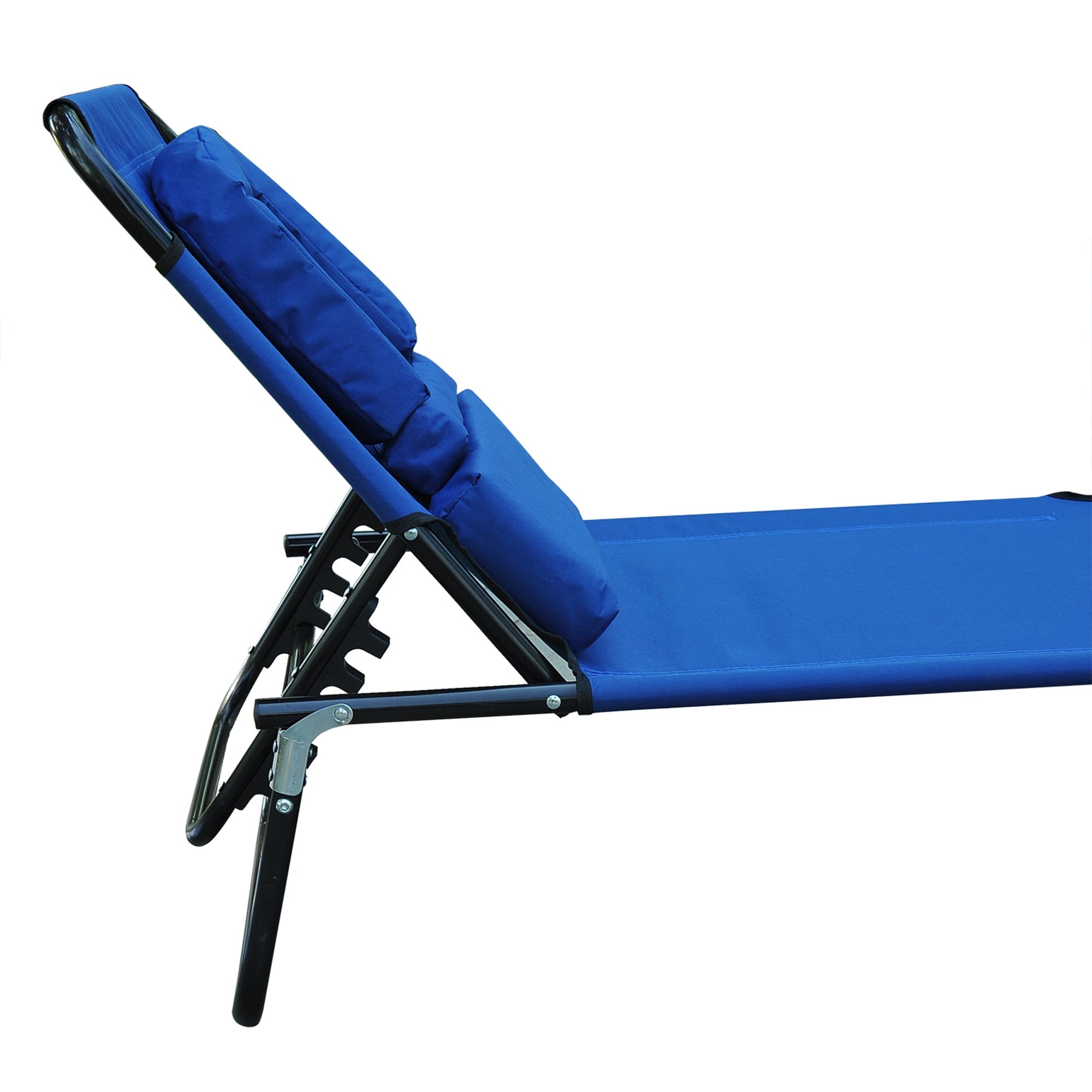 Sun Lounger Tripod with Reading Window, Face Opening, Blue
