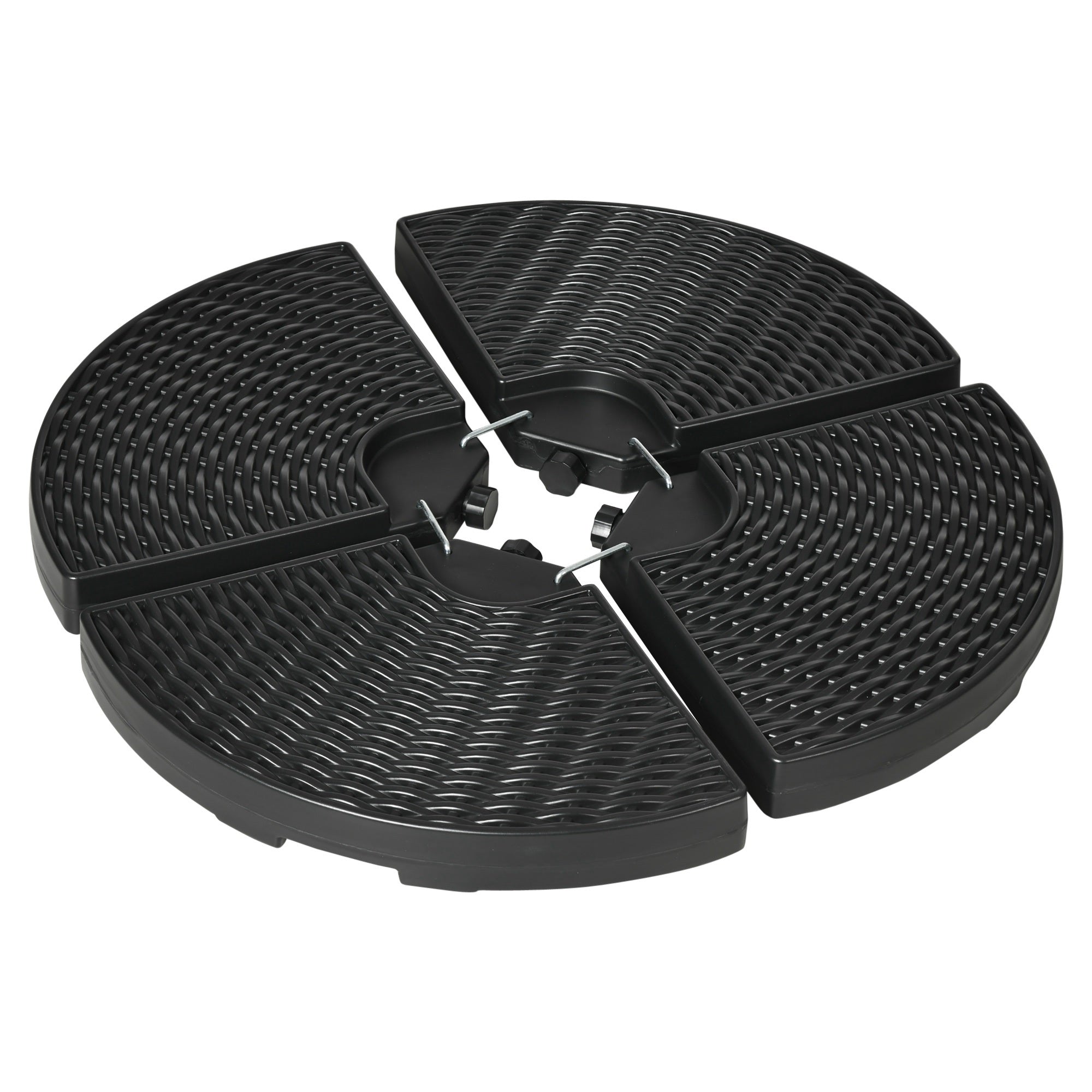 Parasol Weight Cantilever Base 52kg Water/68kg Sand Weatherproof HDPE