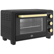 Mini Oven, 16L 1400W 100-230°C Timer, Black