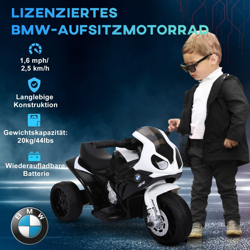 BMW S1000RR Electric Kids Motorcycle Music Headlights 18-36 Months - Black