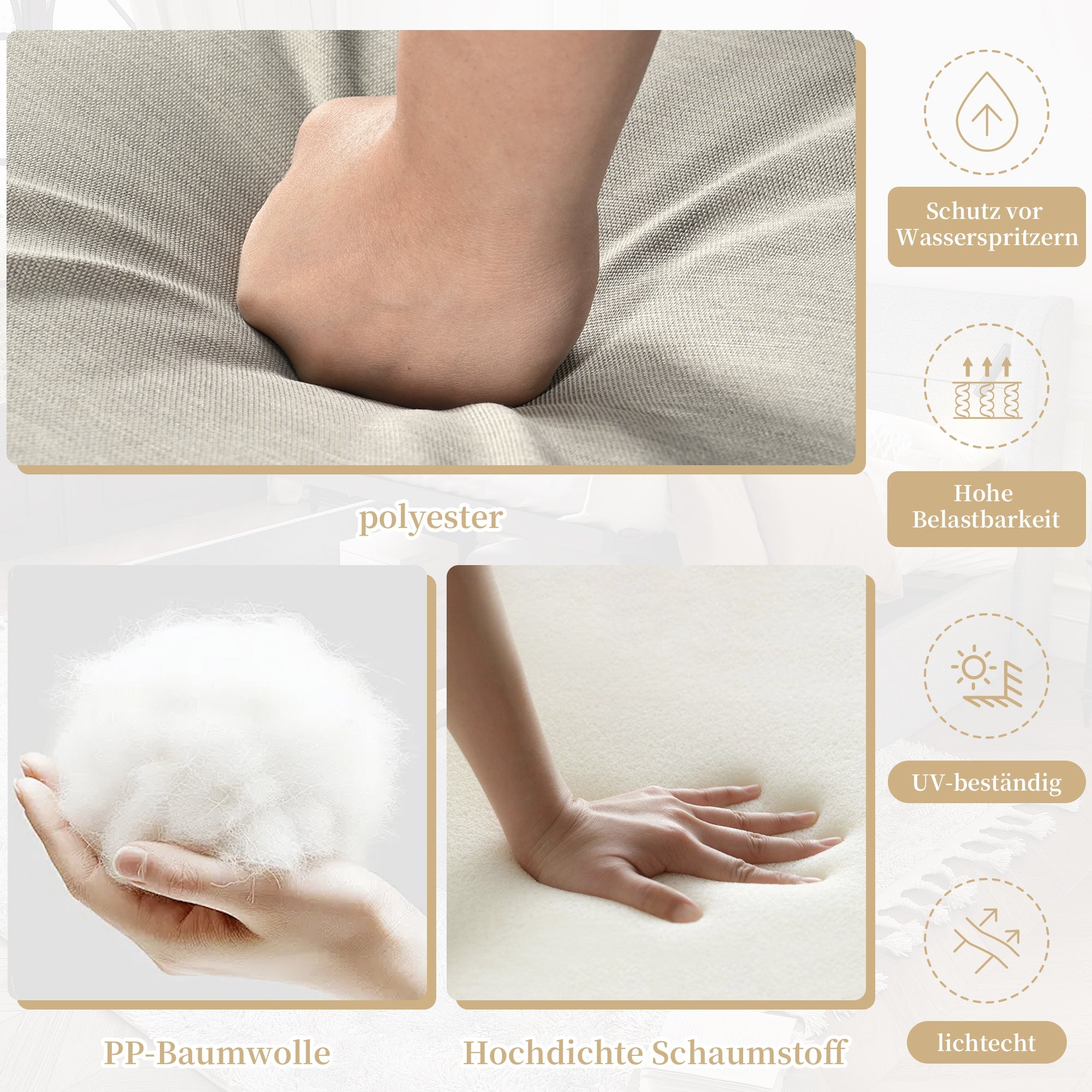 Garden Dining Furniture Set with Corner Sofa, 2 Stools and Table, Grey Galvanized Steel