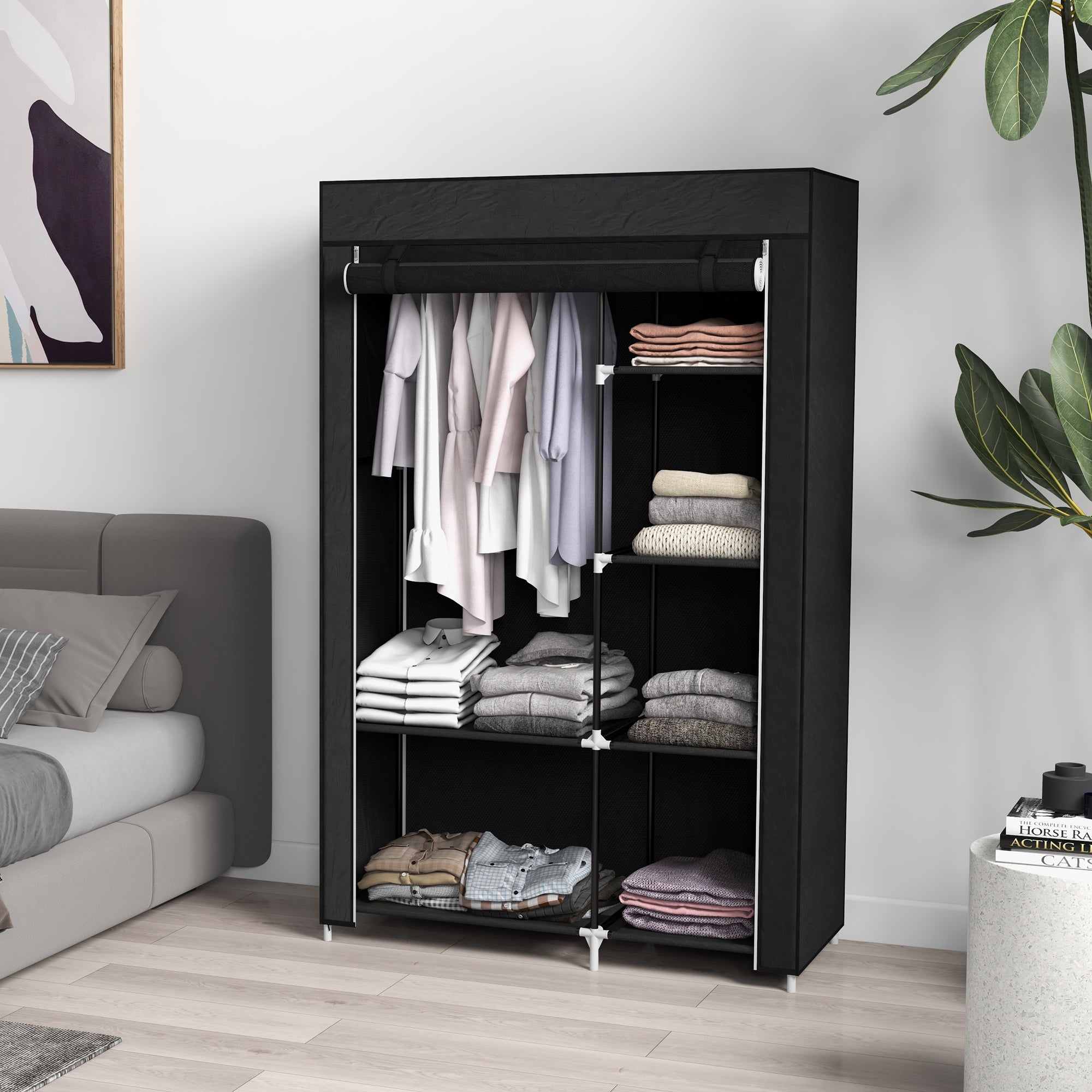 Single pink bed with storage