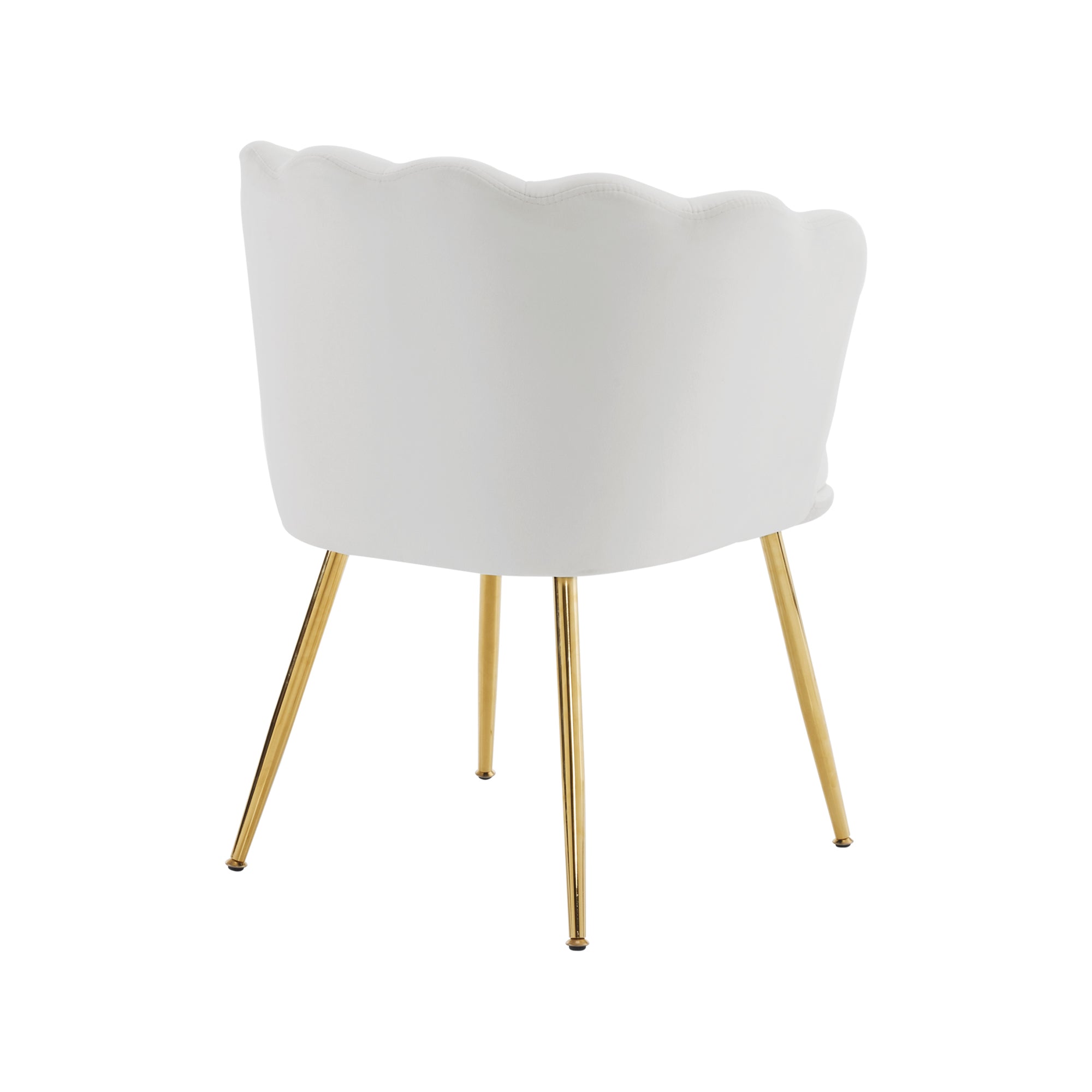 Modern velvet armchair, comfortable upholstered decorative chair, gold-plated metal legs
