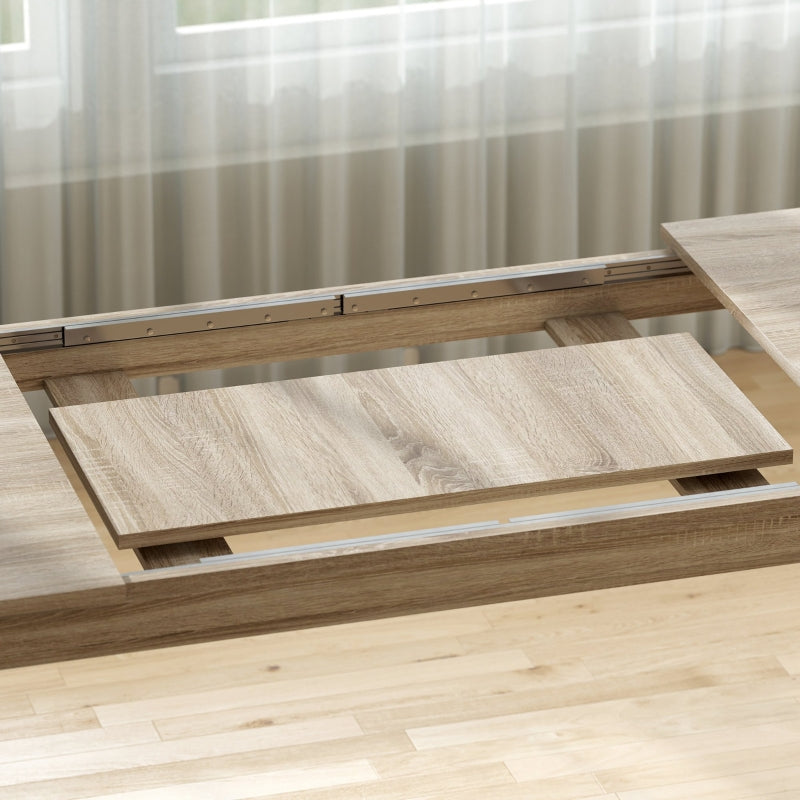 Extendable Dining Table Expandable 180-260cm 6-10 Seater Wood